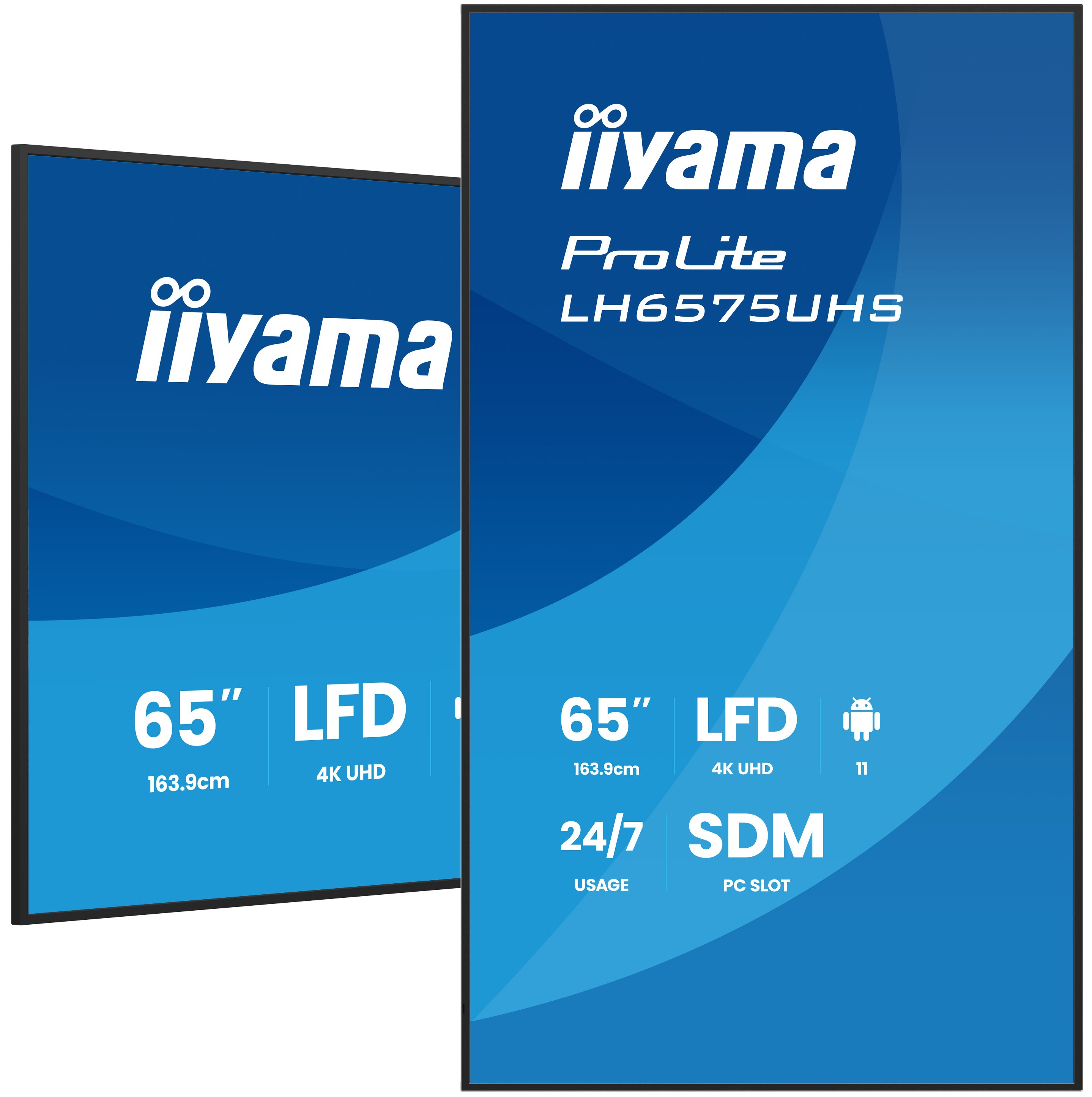 Iiyama ProLite LH6575UHS-B2AG | 65" 4K UHD Allround-Digital Signage Display mit Android 11 & 24/7 Betrieb Iiyama ProLite LH6575UHS-B2AG | 65" 4K UHD Allround-Digital Signage Display mit Android 11 & 24/7 Betrieb