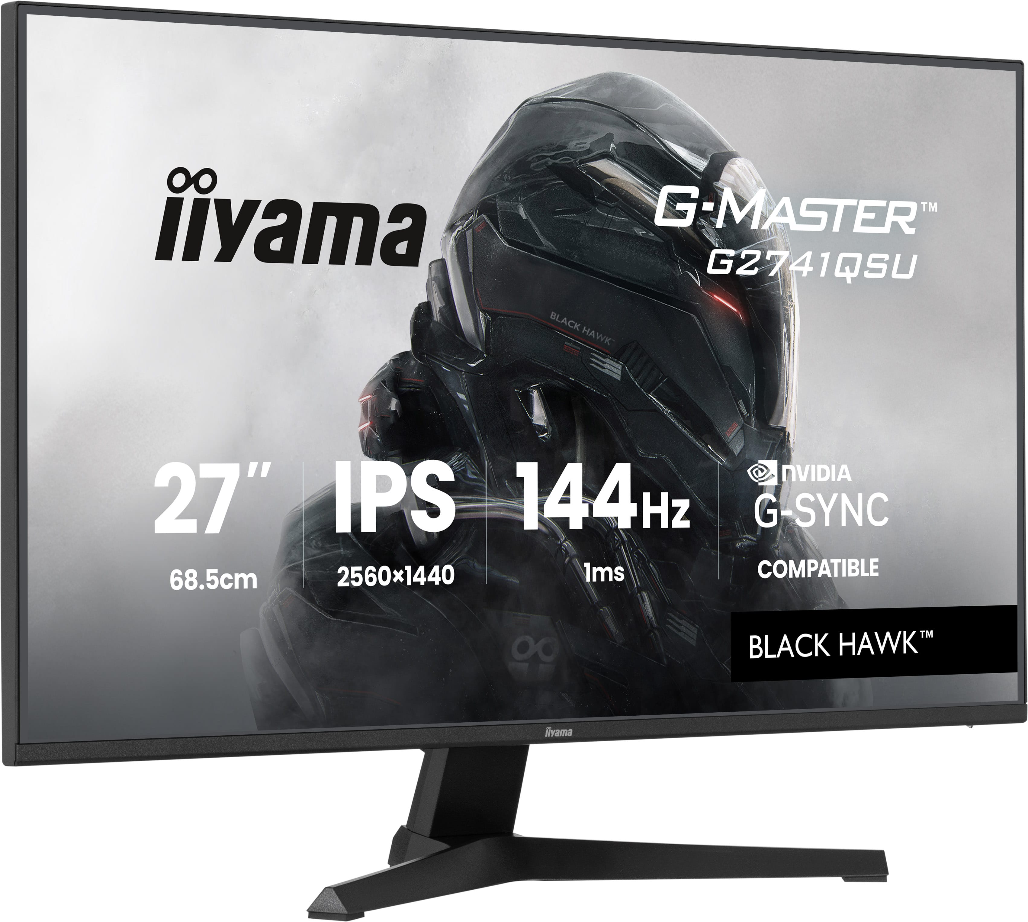 Iiyama G-MASTER G2741QSU-B1 | 27" QHD IPS Gaming Monitor mit 144 Hz