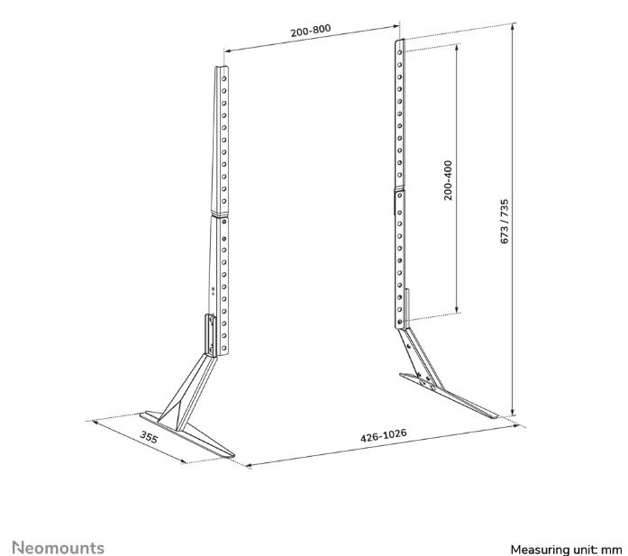 Neomounts DS45-430BL19 | 23" - 75"