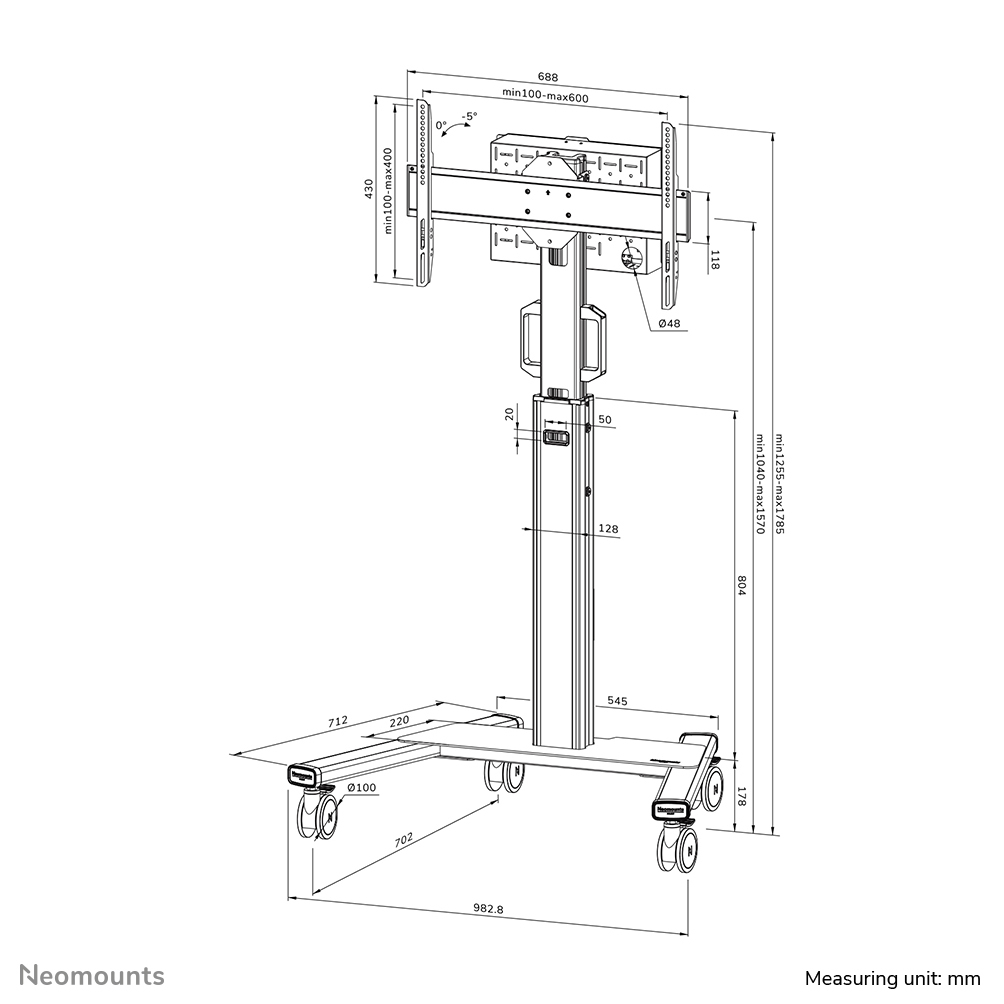 Neomounts FL50S-825WH1 | 37" - 75"