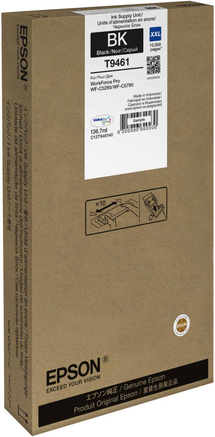 Tinte Epson C13T946140 XXL 10.000 Seiten Schwarz