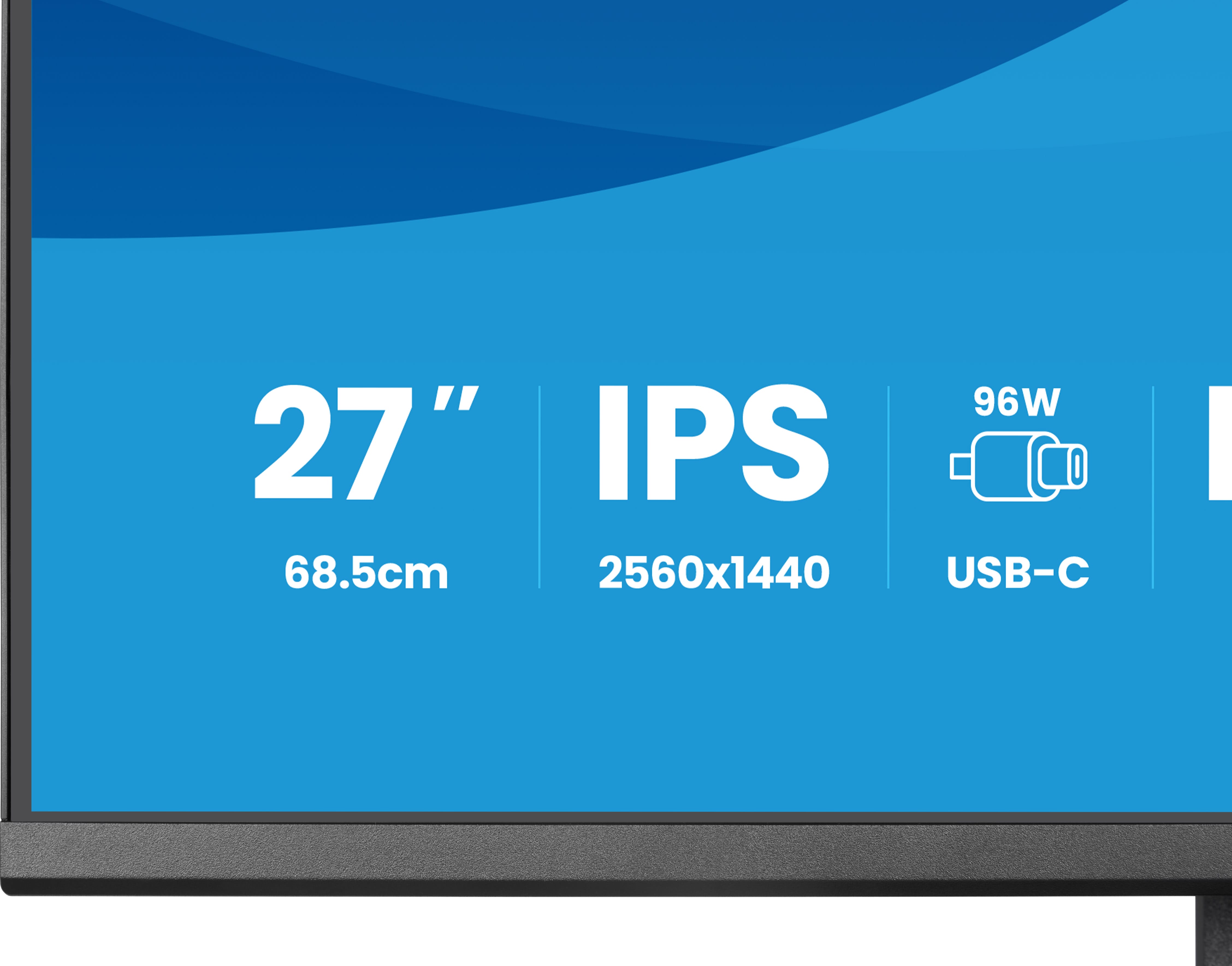 Iiyama ProLite XB2797QSNPH-B1 | 27" QHD Monitor mit Webcam, USB-C Docking und KVM-Switch