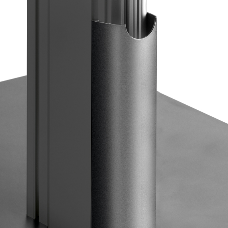 Hagor BrackIT Stand low tilt | 32" - 55" mobiles Standsystem mit Neigungseinstellung