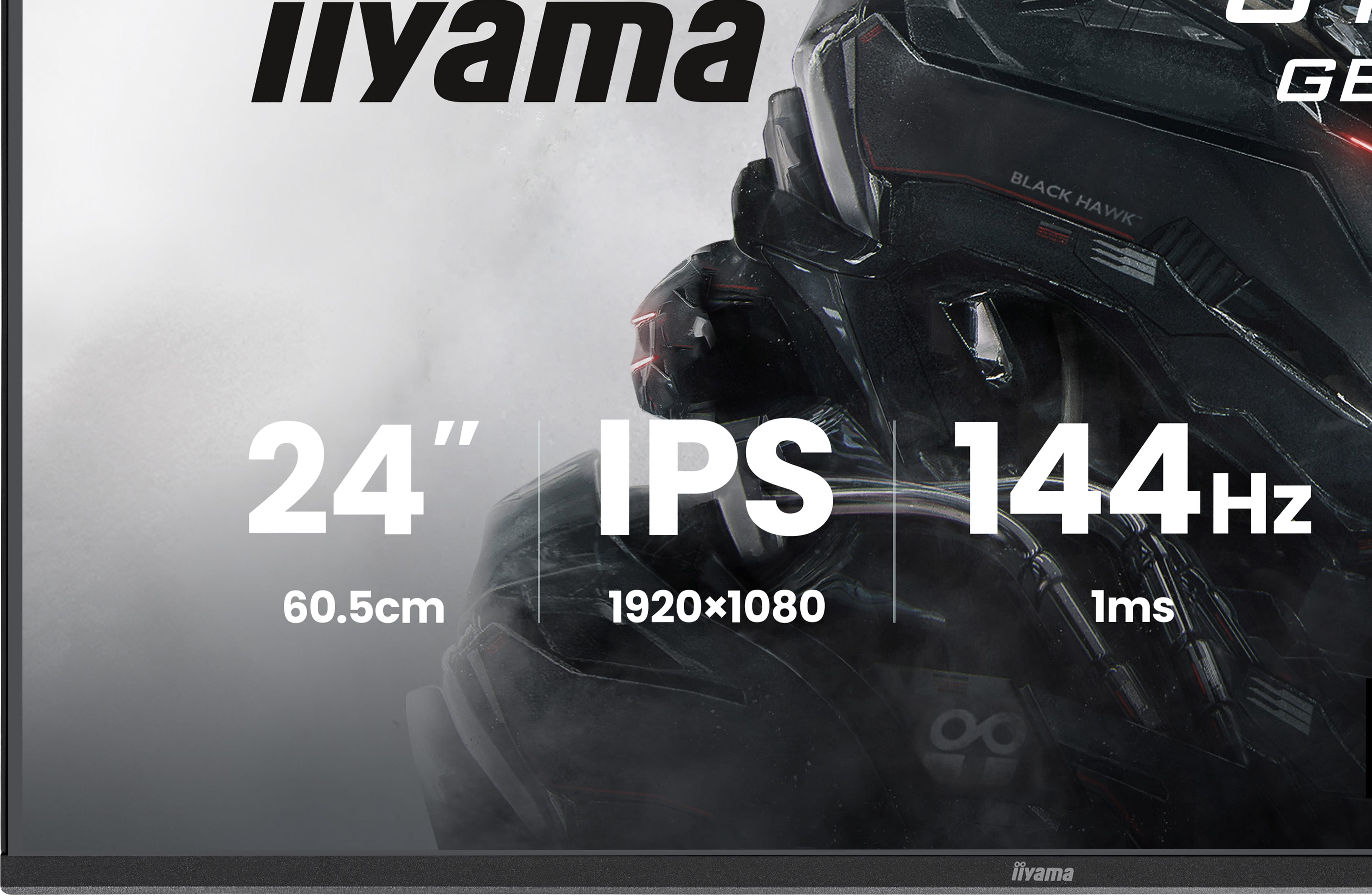 Iiyama G-MASTER GB2441HSU-B1 | 24" Full HD IPS 144Hz Gaming Monitor