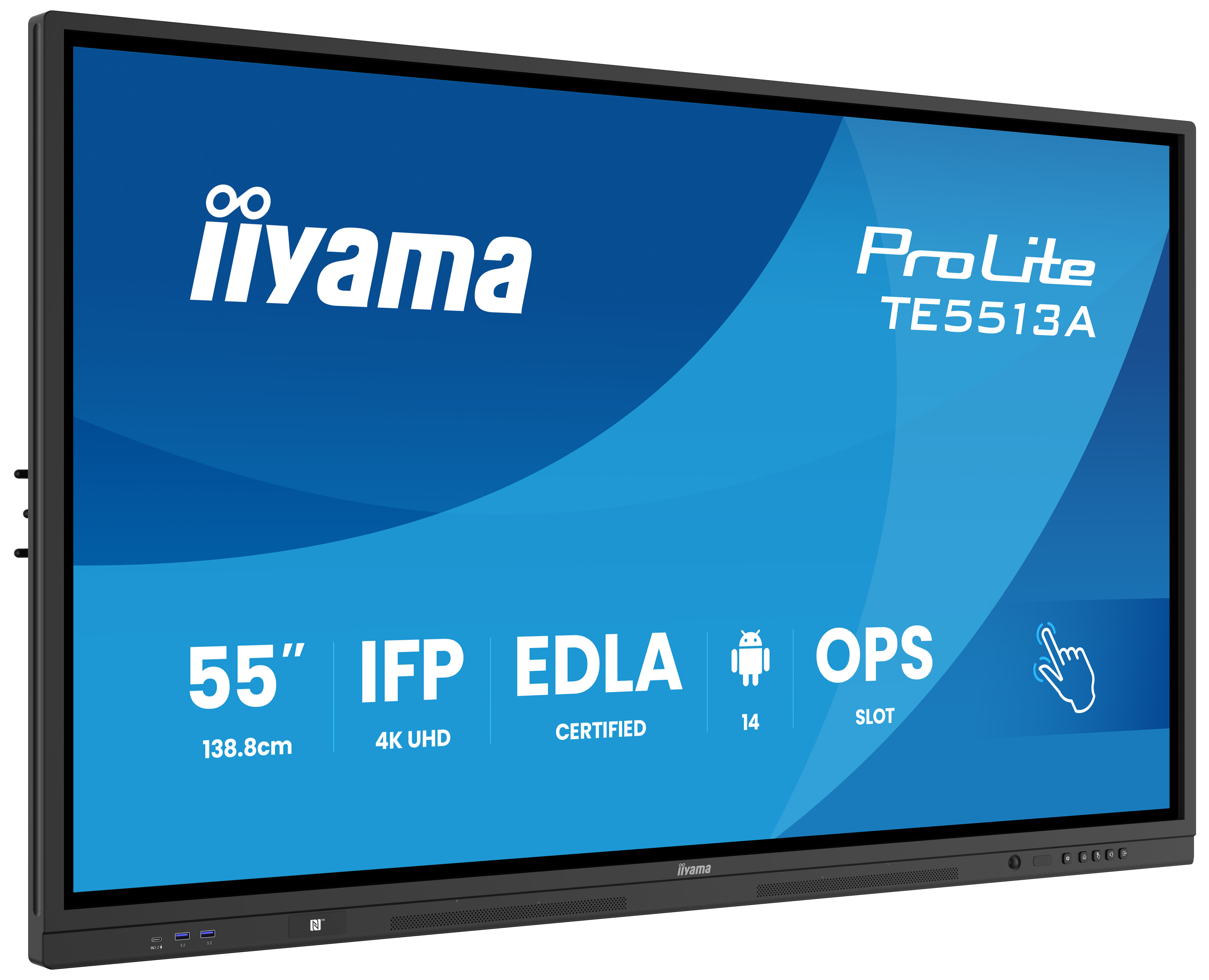 Iiyama ProLite TE5513A-B3AG | 55" | 4K UHD | Whiteboard Display