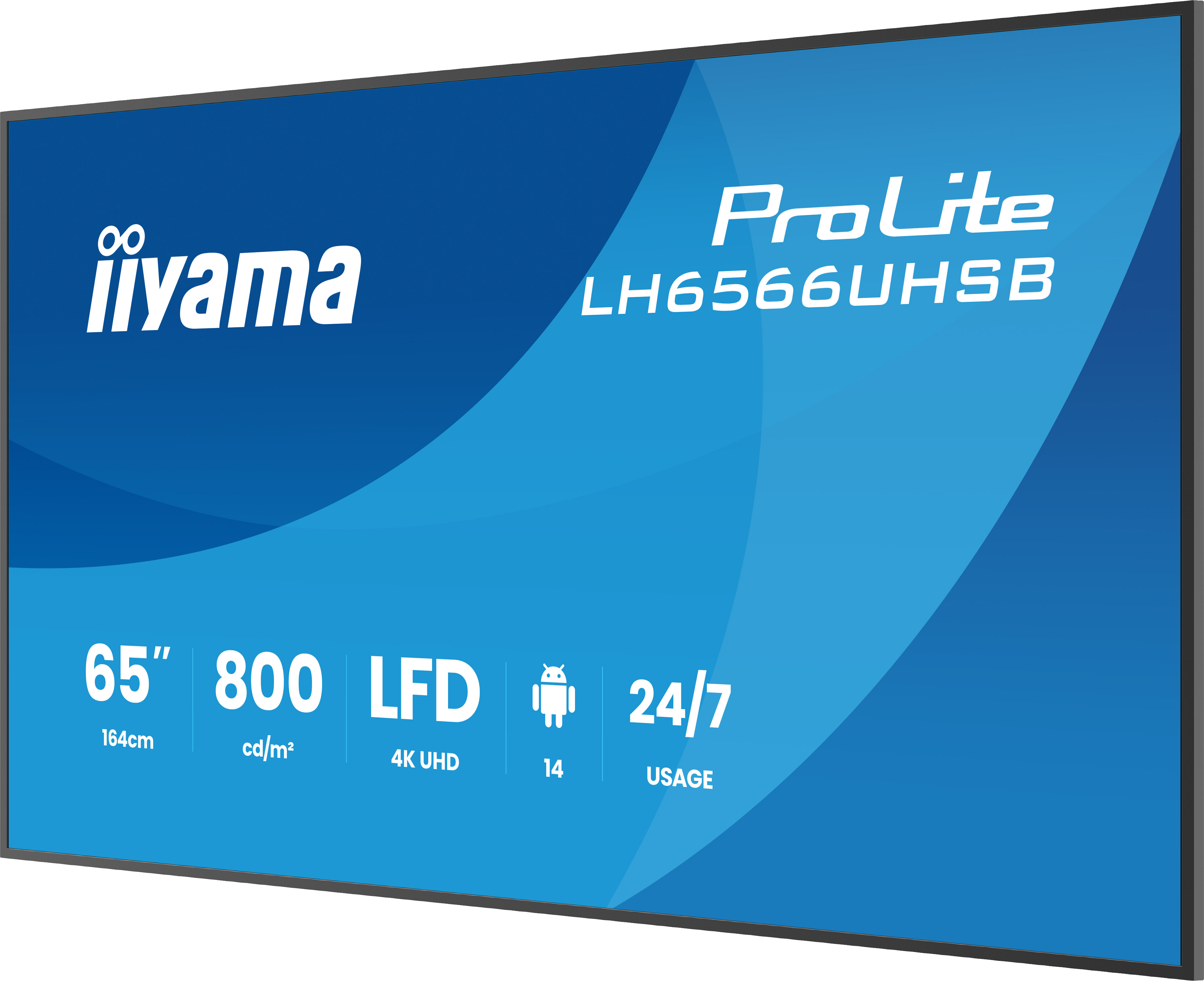 Iiyama ProLite LH6566UHSB-B1AG | 65" | 4K | Indoor Display