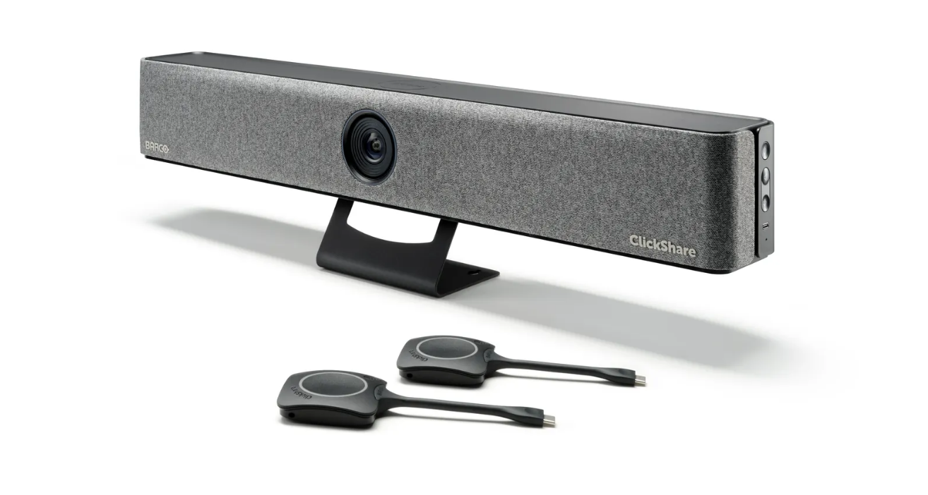 Barco ClickShare Bar Pro | High-End Videokonferenzlösung für kleine Besprechungsräume