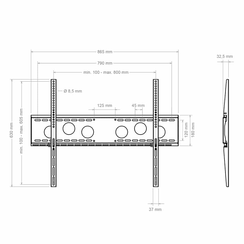 HAGOR WH 85 F – HD | 55" - 110"