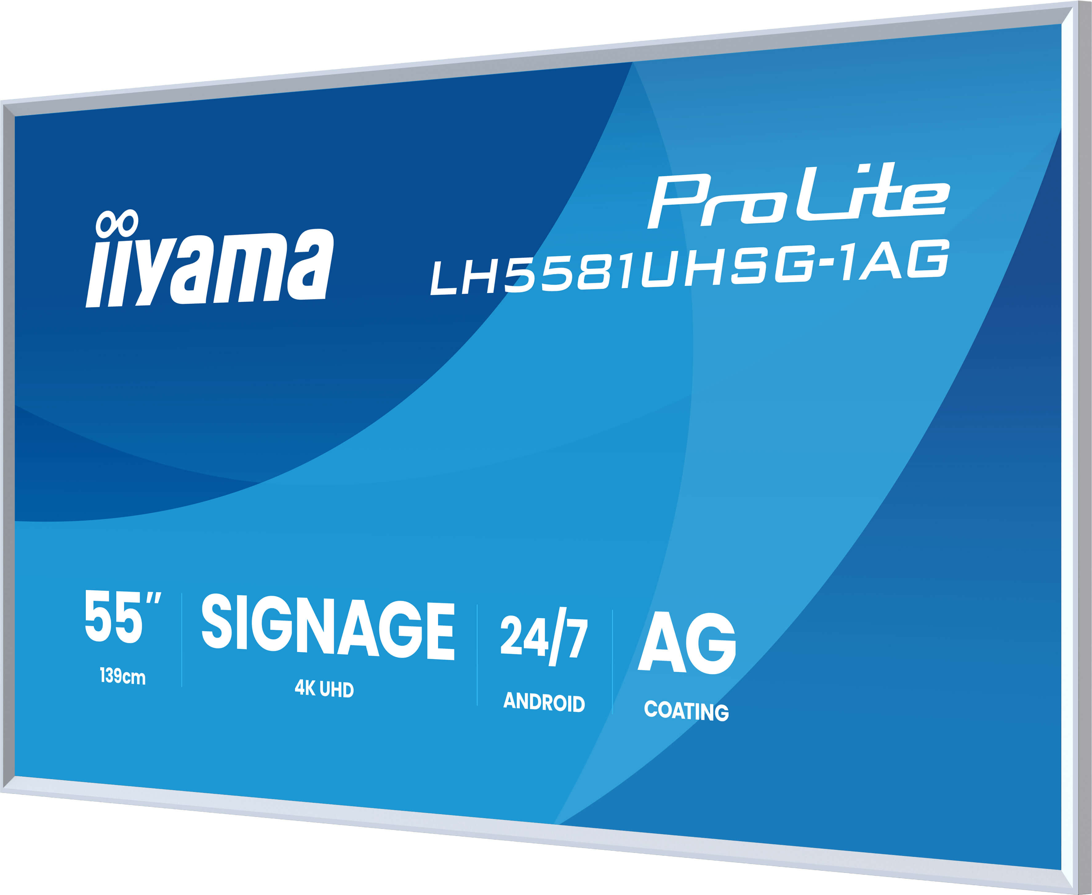 Iiyama ProLite LH5581UHSG-1AG | 55" 4K Digital Signage Display mit Stil und Flexibilität Iiyama ProLite LH5581UHSG-1AG | 55" 4K Digital Signage Display mit Stil und Flexibilität