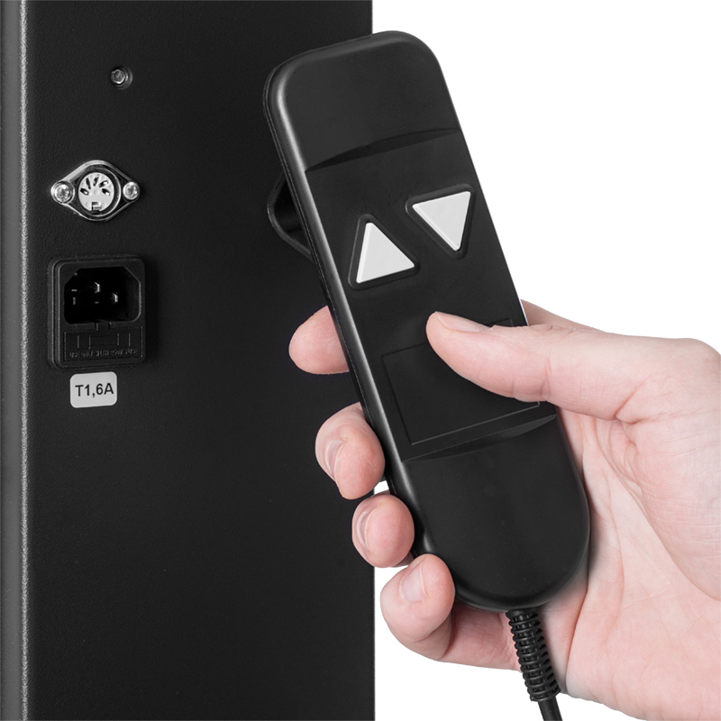 Hagor WH Moto 160 | 84" - 110" Wandhalterung mit elektro-motorischer Höhenverstellung