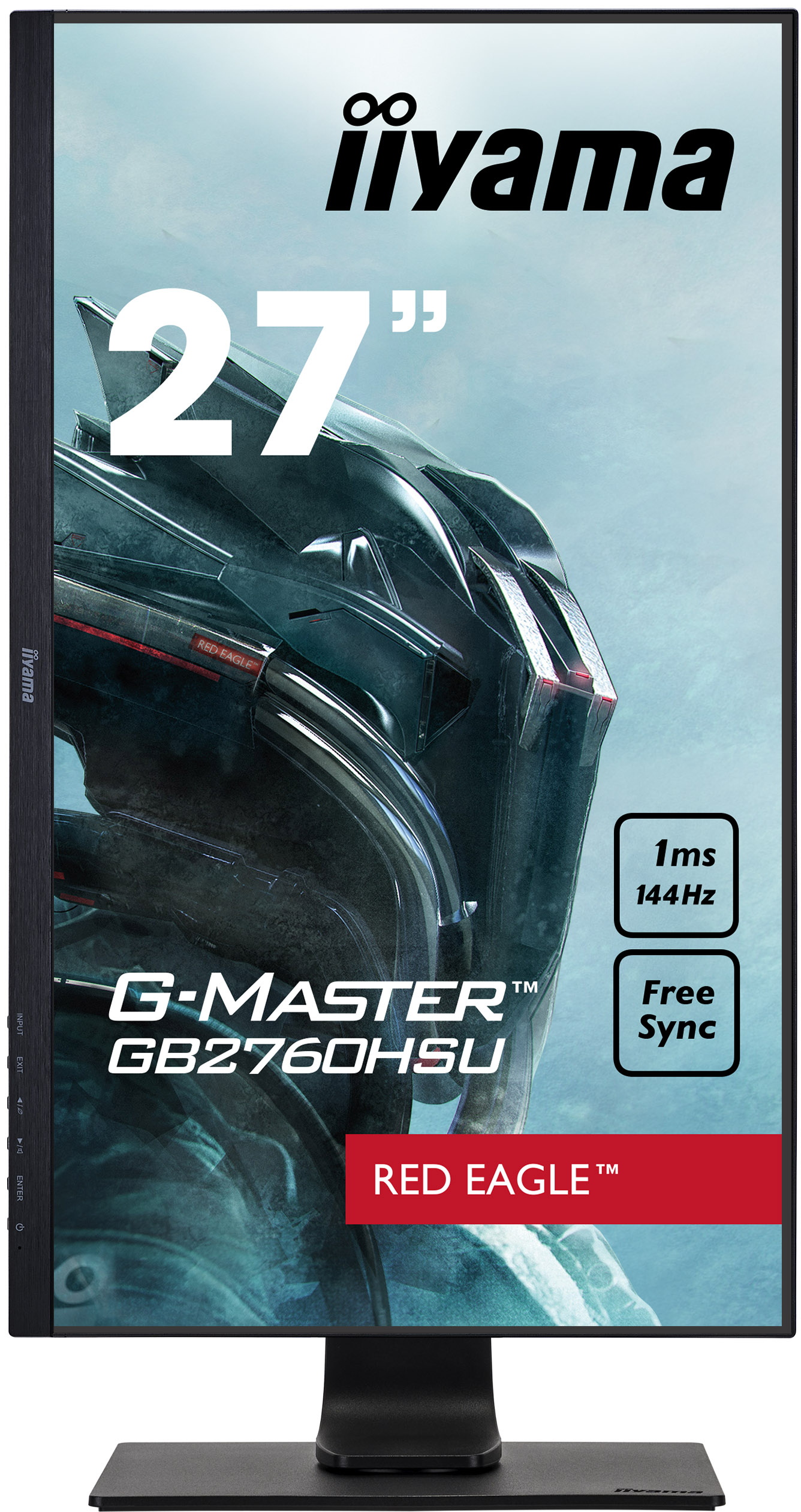 Iiyama G-MASTER GB2760HSU-B1 RED EAGLE | 27" | 144Hz | Gaming Monitor