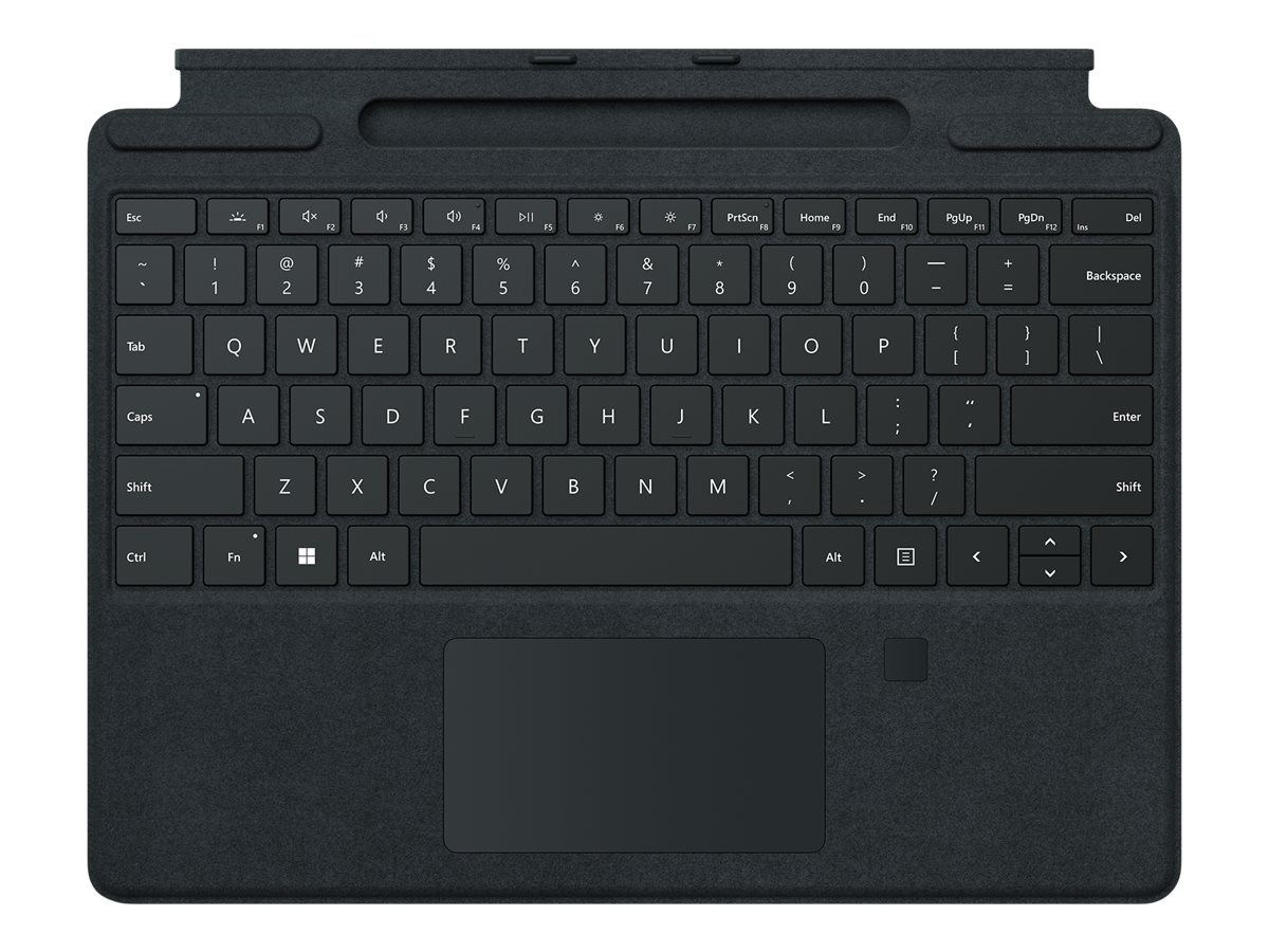 Microsoft Surface Pro Signature Keyboard | Schwarz  | Fingerabdrucksensor