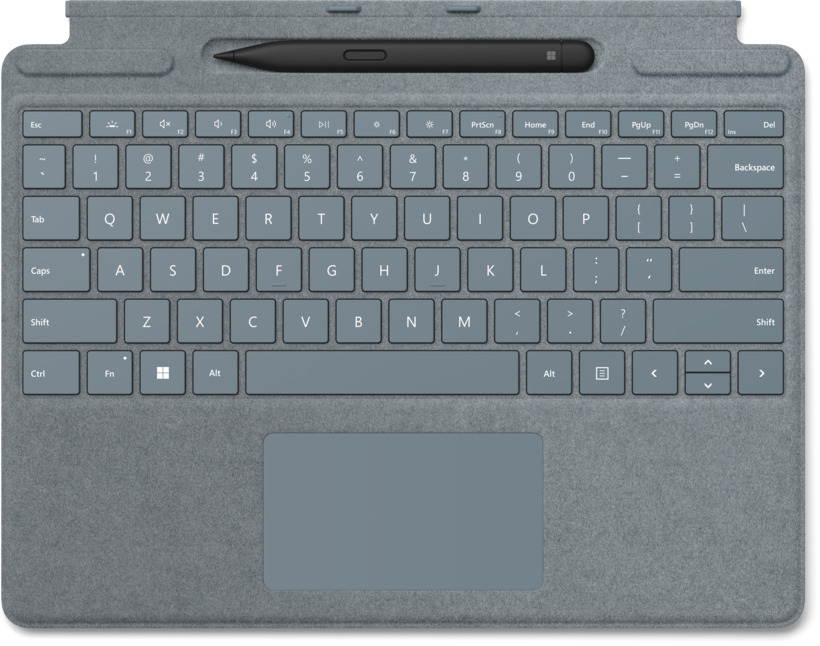 MS Surface Pro Sign. Keyboard Eisblau + Slim Pen 2 Schwarz
