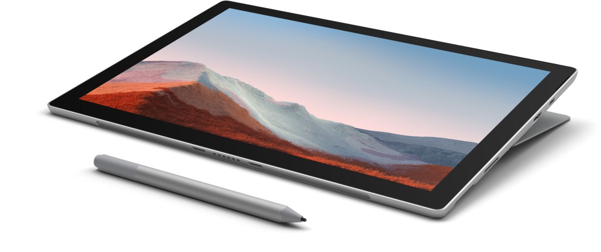 Microsoft Surface Pro 7+ | i5 | 8GB | 128GB SSD | Windows 10 Pro | Platin | Tablet | Mit LTE |  Ausstellungsgerät