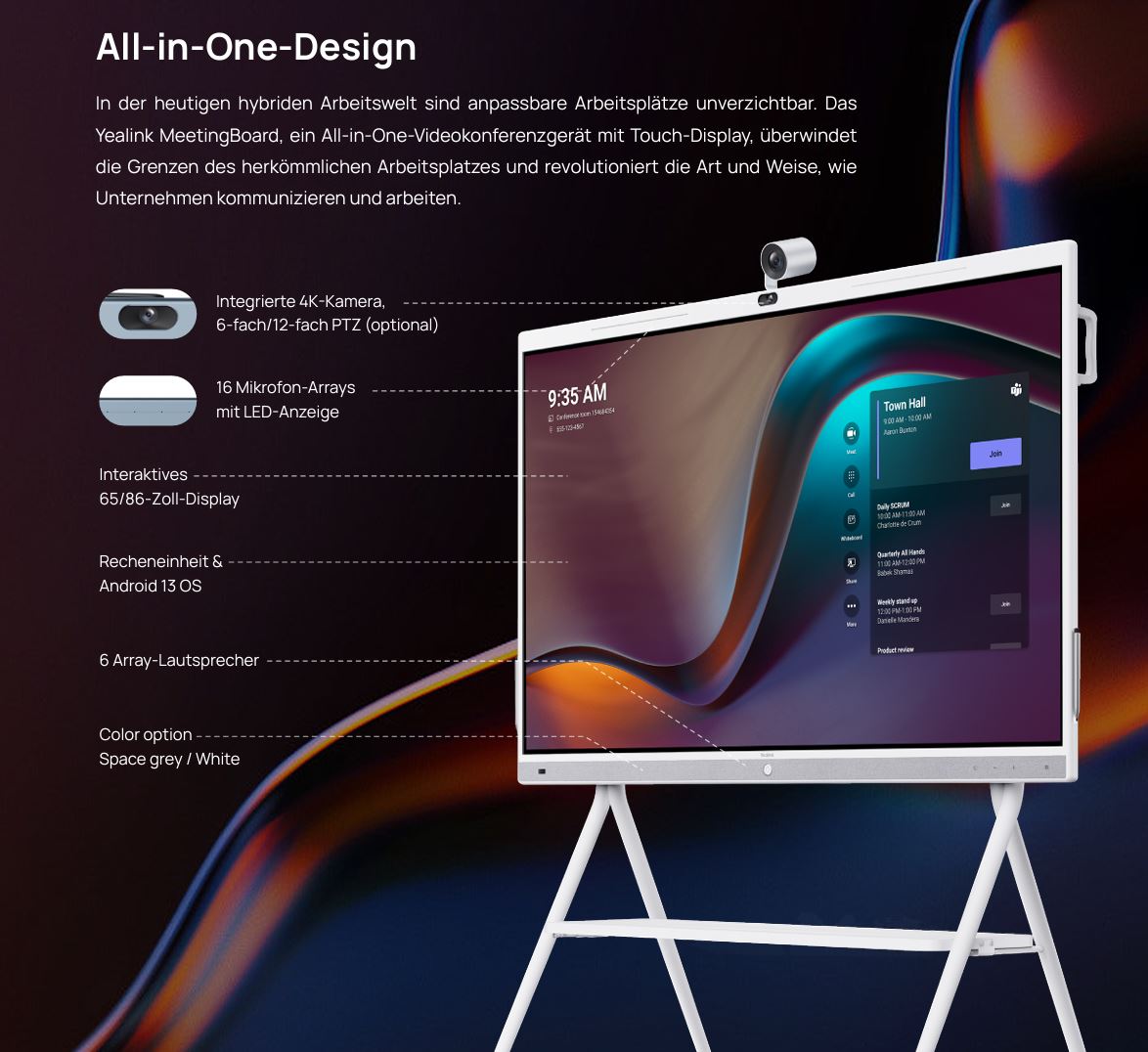 Yealink Meetingboard MB86-A001 | 86"