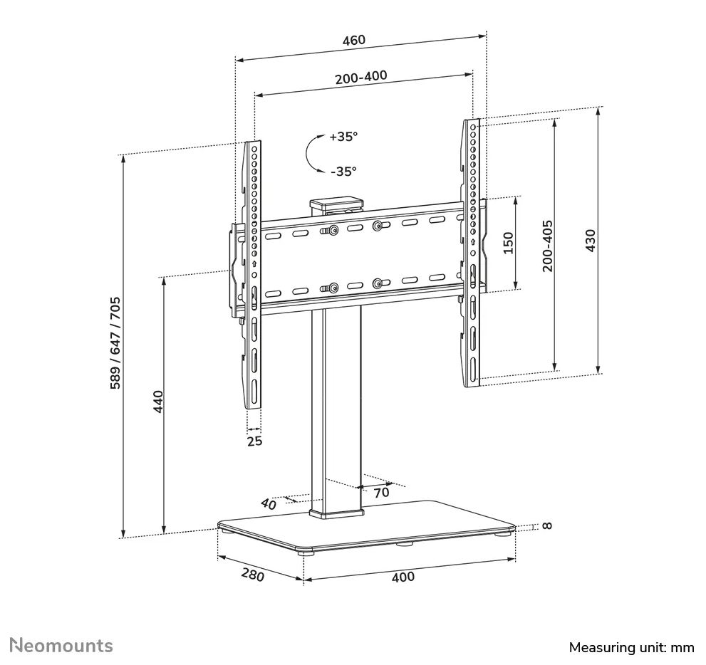 Neomounts DS45-430BL14 | 32" - 55"