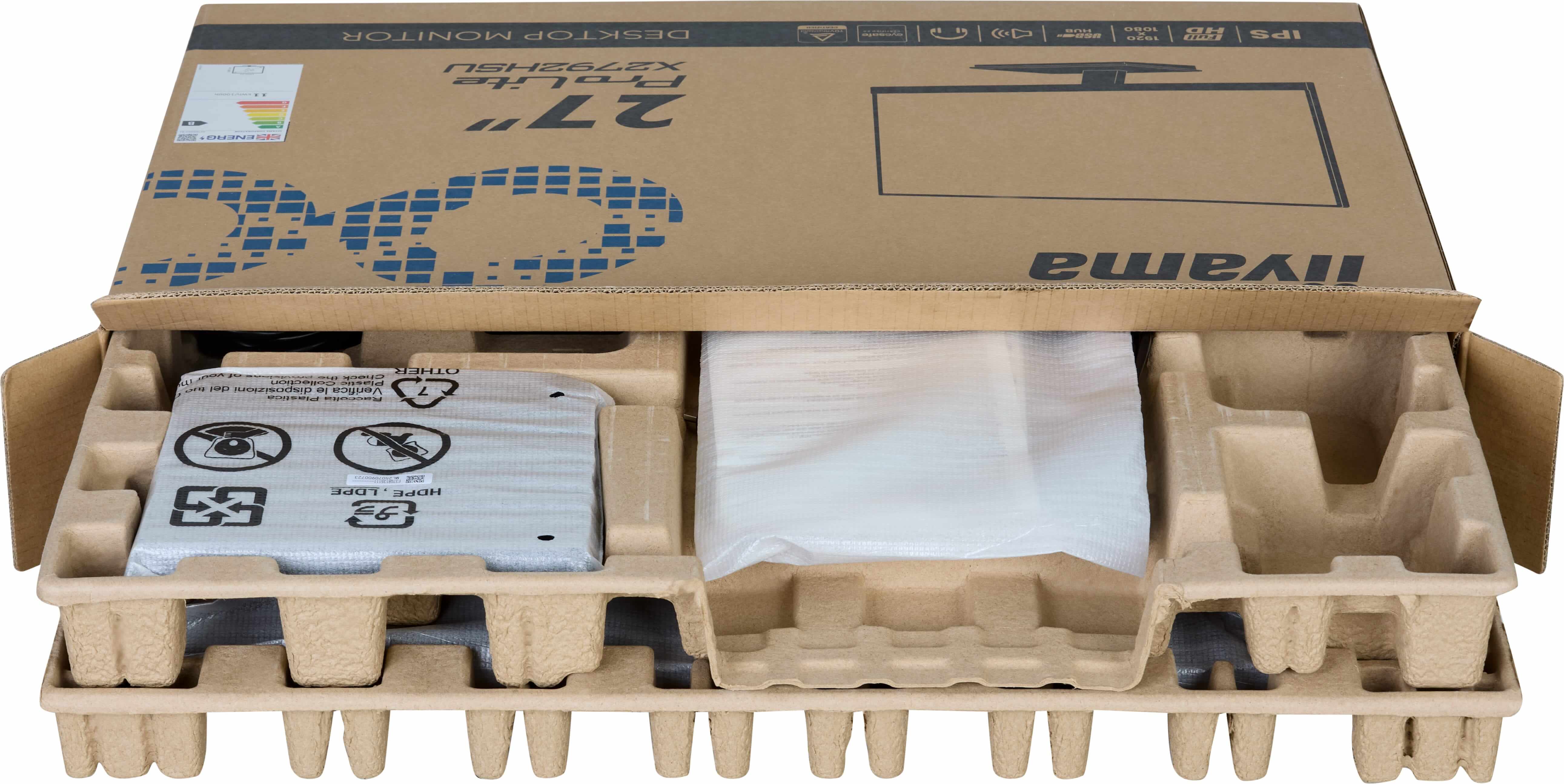 Iiyama ProLite X2792QSU-B1 | 27" QHD IPS Monitor – Energieeffizient & nachhaltig