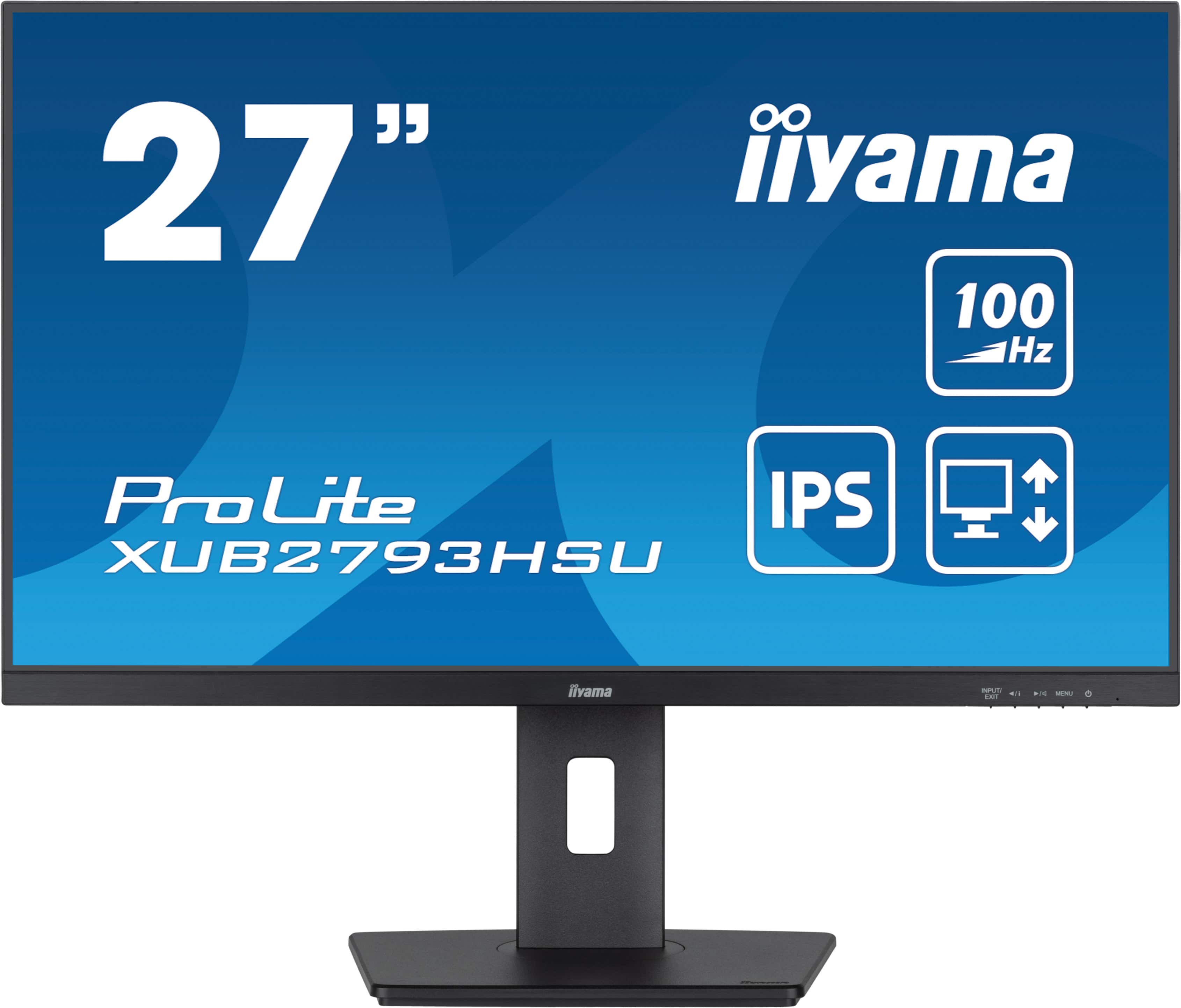 Iiyama ProLite XUB2793HSU-B7 | 27" Monitor mit IPS-Panel-Technologie und 100Hz 