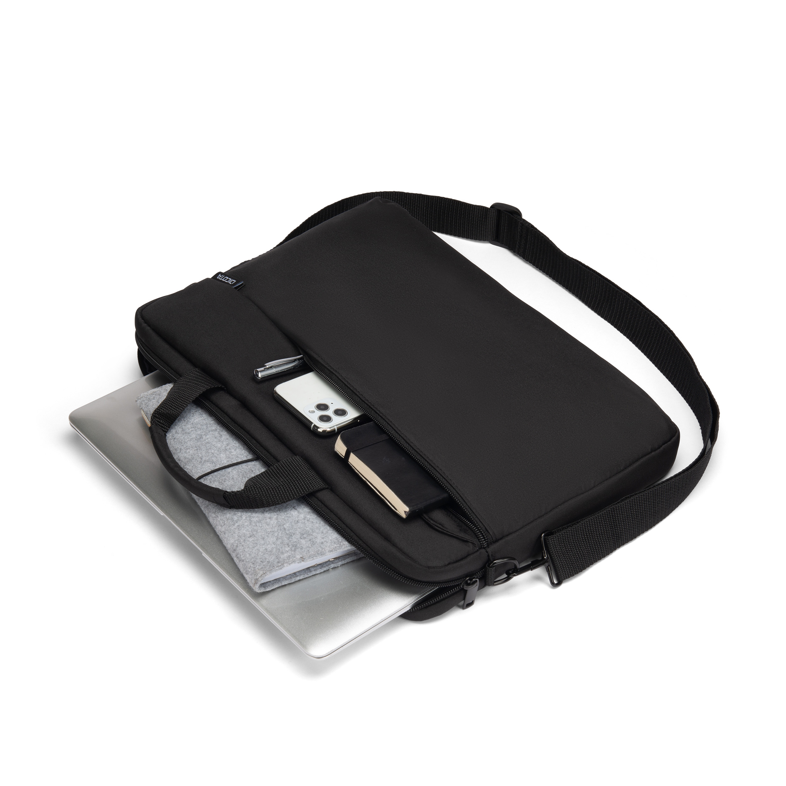 DICOTA ONE Slim - Notebook-Tasche - 35.8 cm - 13" - 14.1" - Schwarz