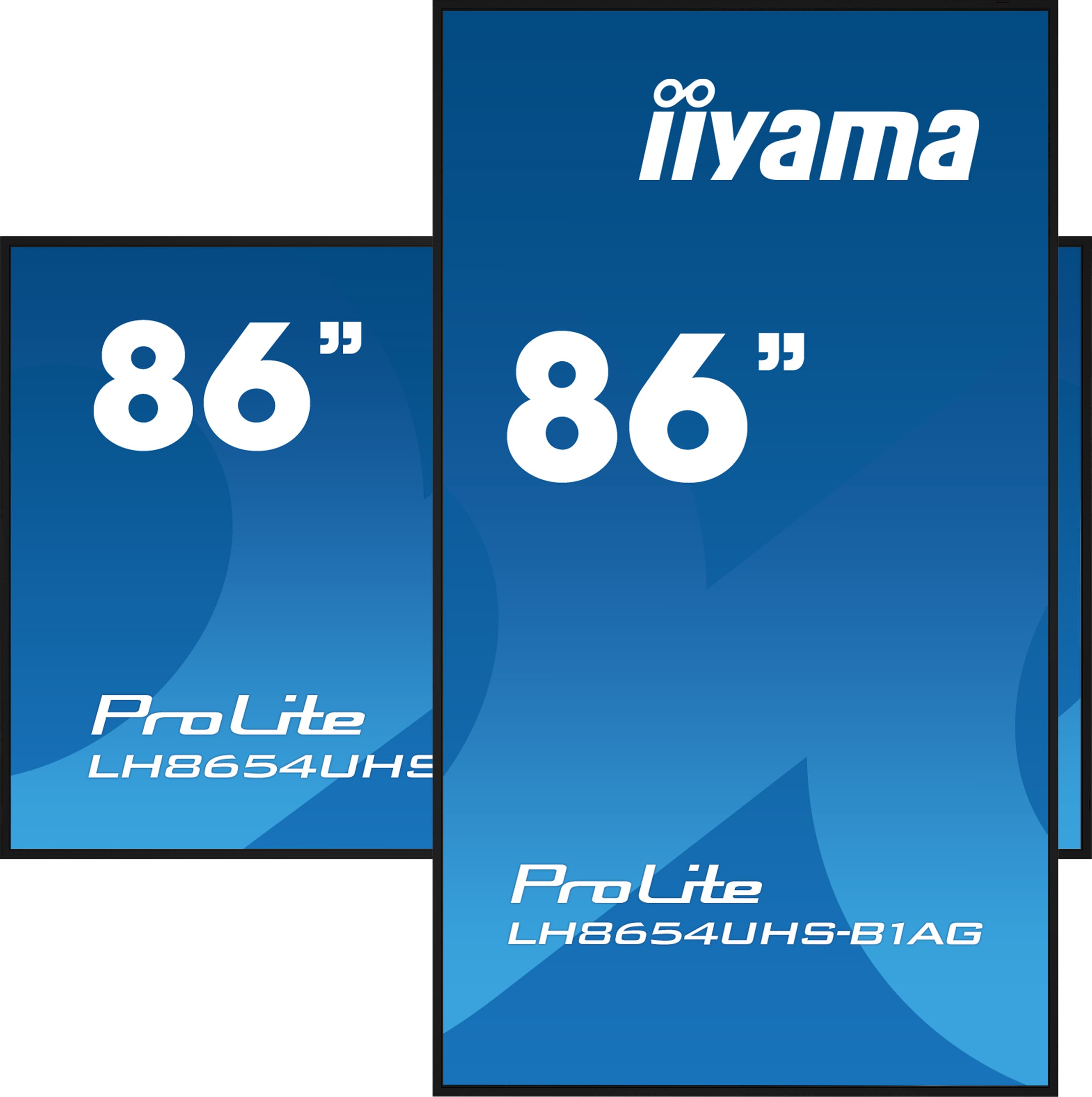 Iiyama ProLite LH8654UHS-B1AG | 85.6﻿" (217 cm) | Digital Signage Display mit 4K
