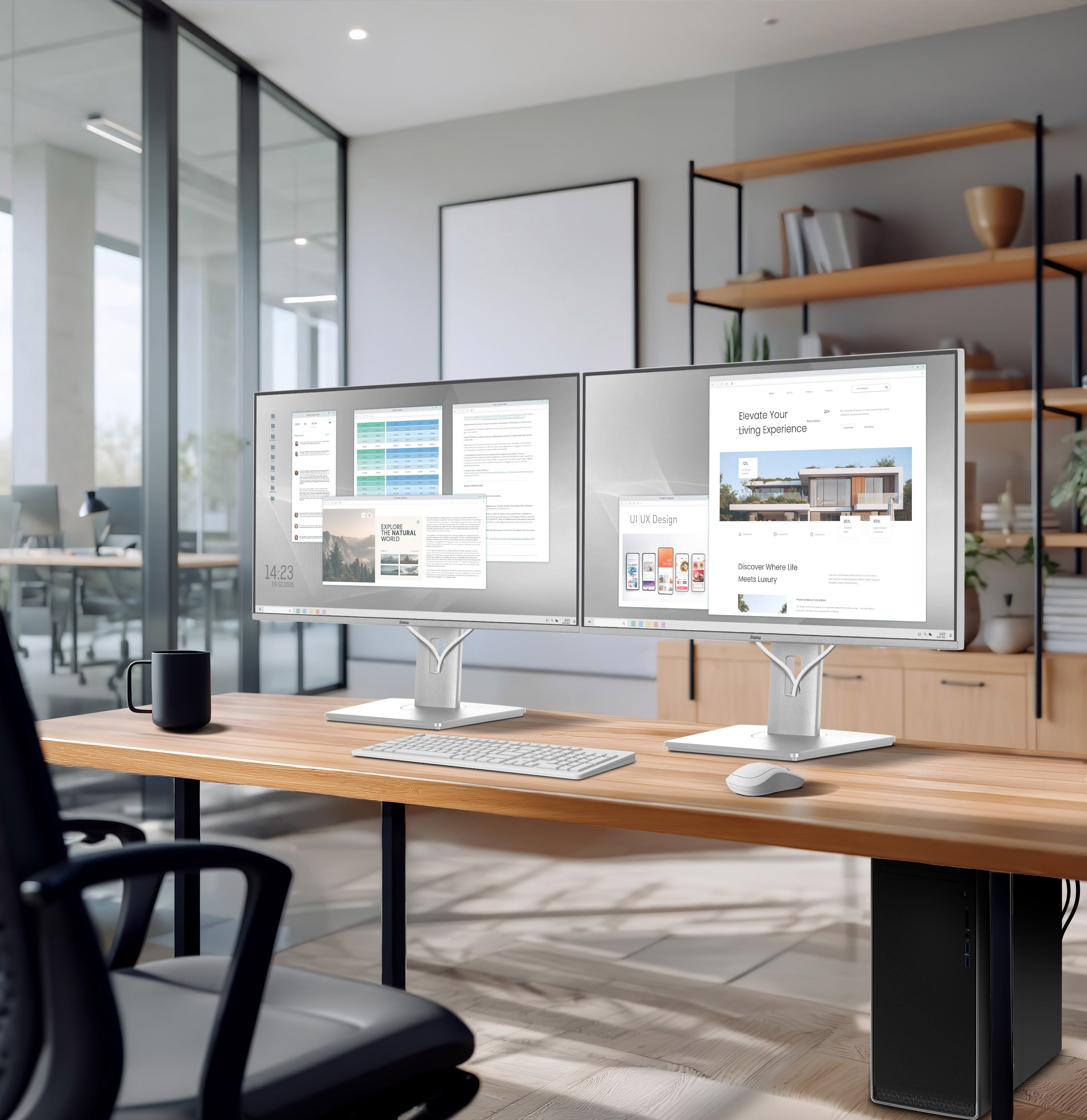 Iiyama ProLite XB2797HSU-W1 | 27" IPS Monitor 120Hz für Büro & Homeoffice