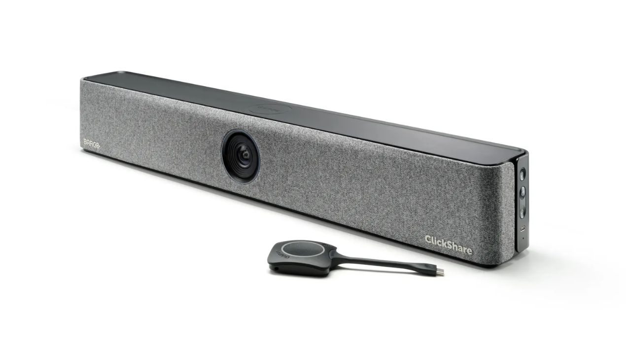 Barco ClickShare Bar Core | All-in-One Videobar für kabellose Videokonferenzen im Huddle Room