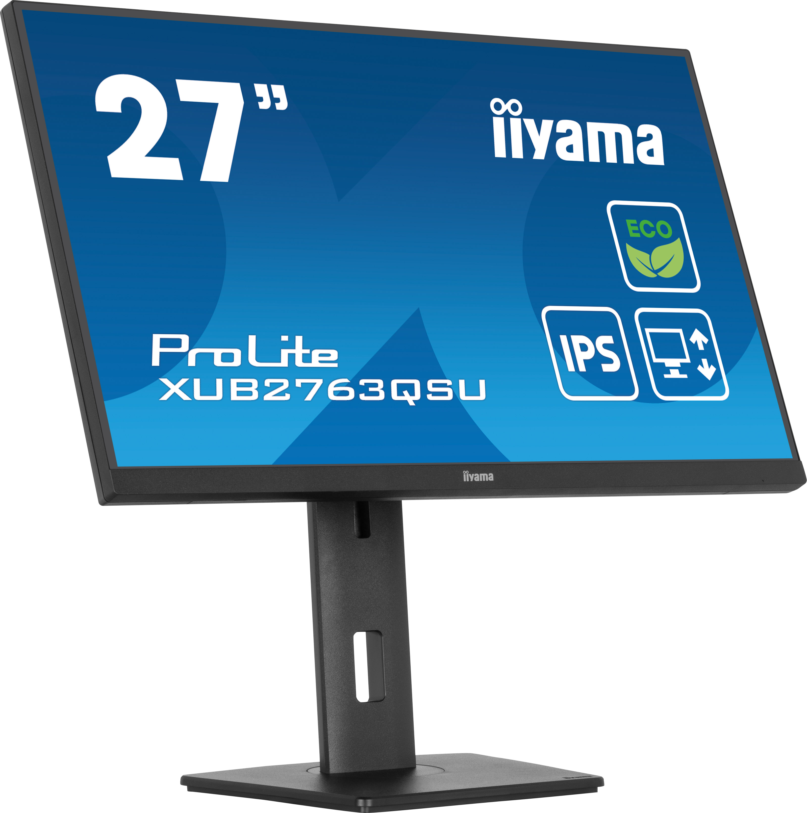 Iiyama ProLite XUB2763QSU-B1 | 27" Monitor mit IPS-Panel-Technologie, QHD -Auflösung, Energieklasse B Iiyama ProLite XUB2763QSU-B1 | 27" Monitor mit IPS-Panel-Technologie, QHD -Auflösung, Energieklasse B