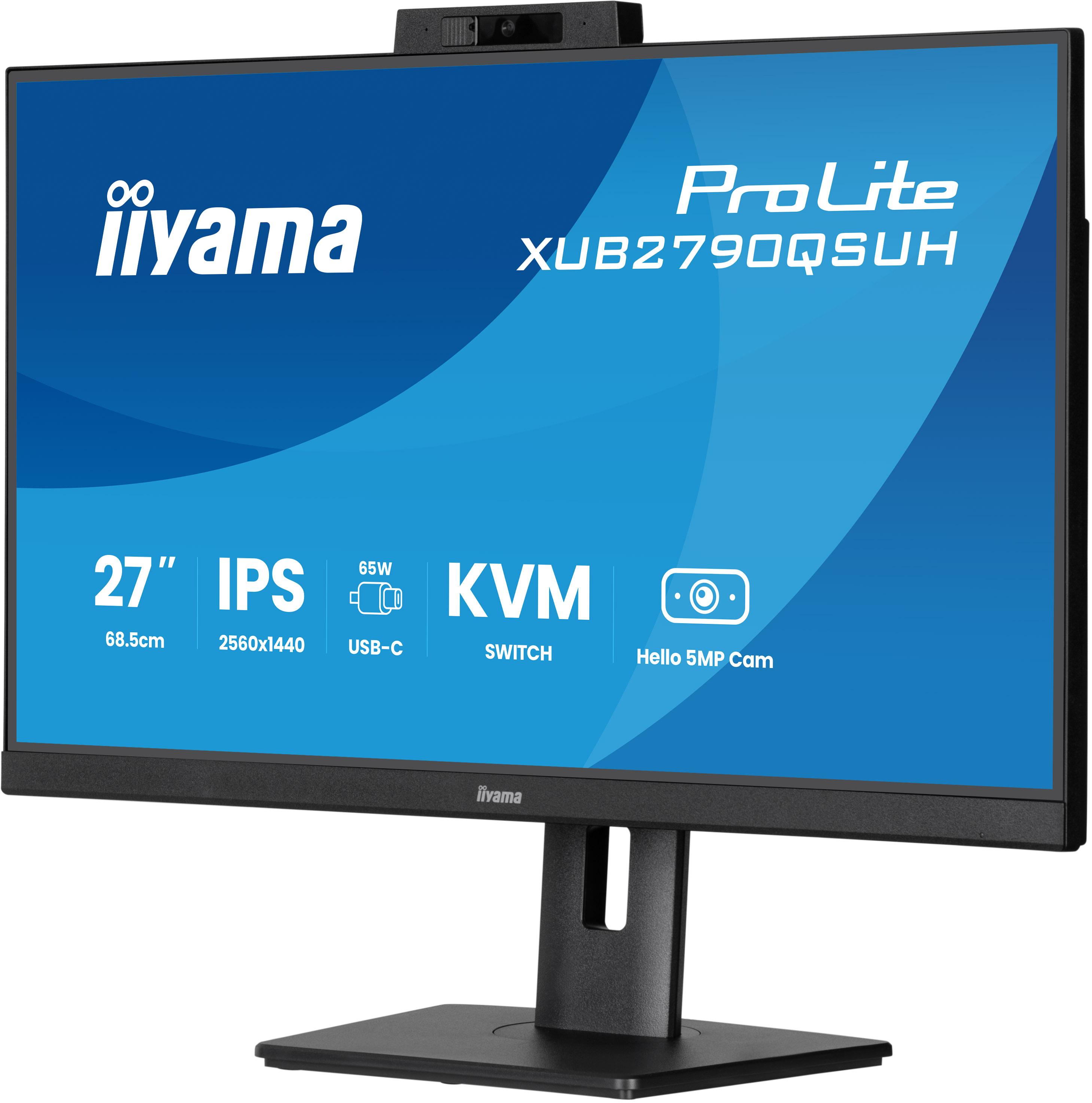 Iiyama ProLite XUB2790QSUH-B2 | 27" QHD Monitor für Home-Office & Videokonferenzen Iiyama ProLite XUB2790QSUH-B2 | 27" QHD Monitor für Home-Office & Videokonferenzen