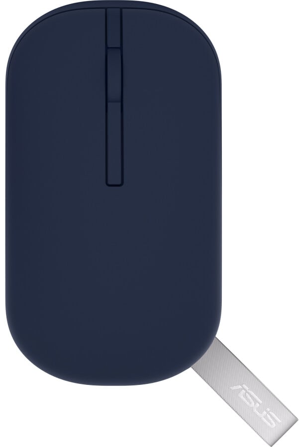 ASUS MD100 - Maus - 2.4 GHz, Bluetooth 5.0 LE -  blau