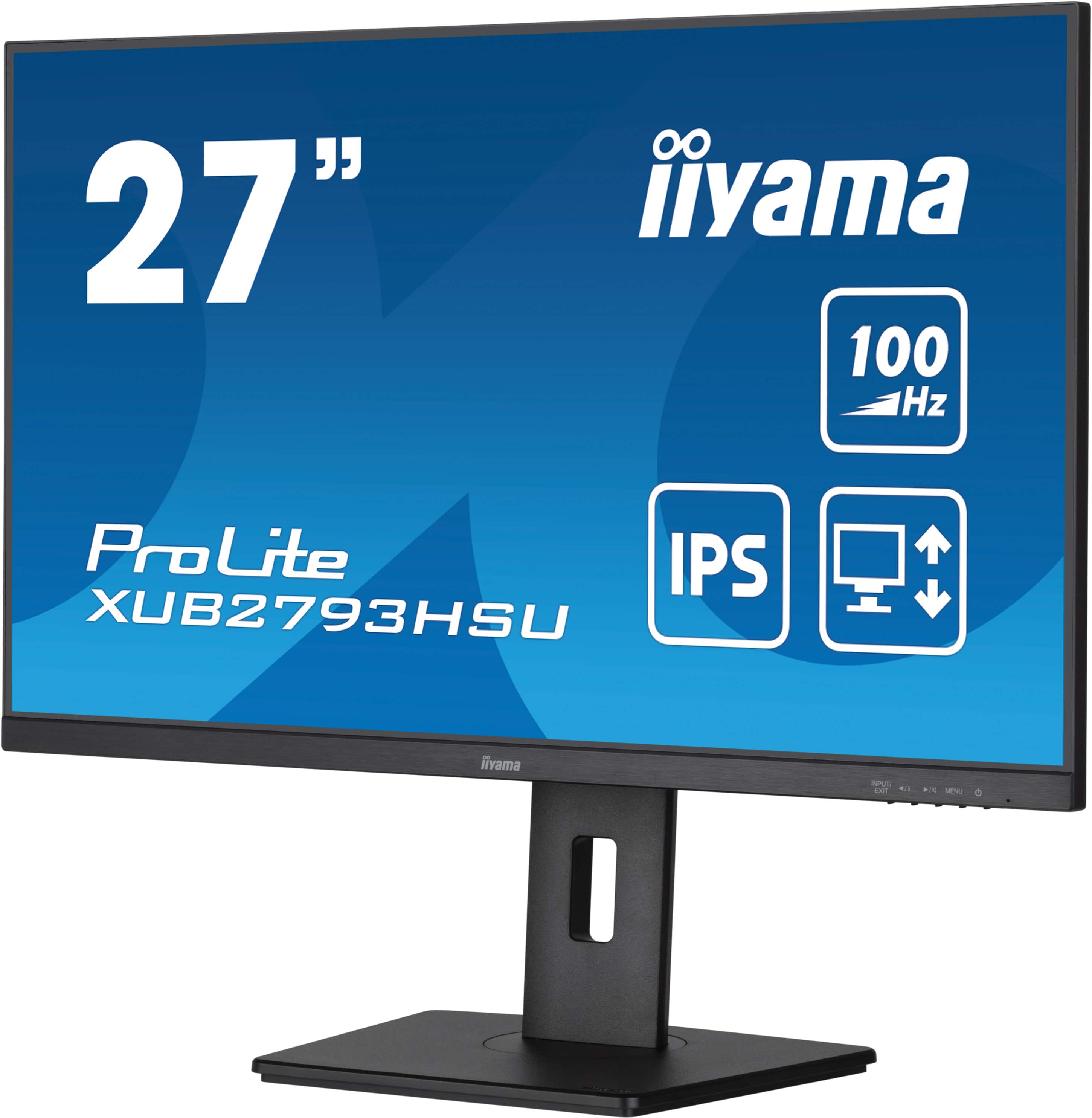 Iiyama ProLite XUB2793HSU-B7 | 27" Monitor mit IPS-Panel-Technologie und 100Hz Iiyama ProLite XUB2793HSU-B7 | 27" Monitor mit IPS-Panel-Technologie und 100Hz