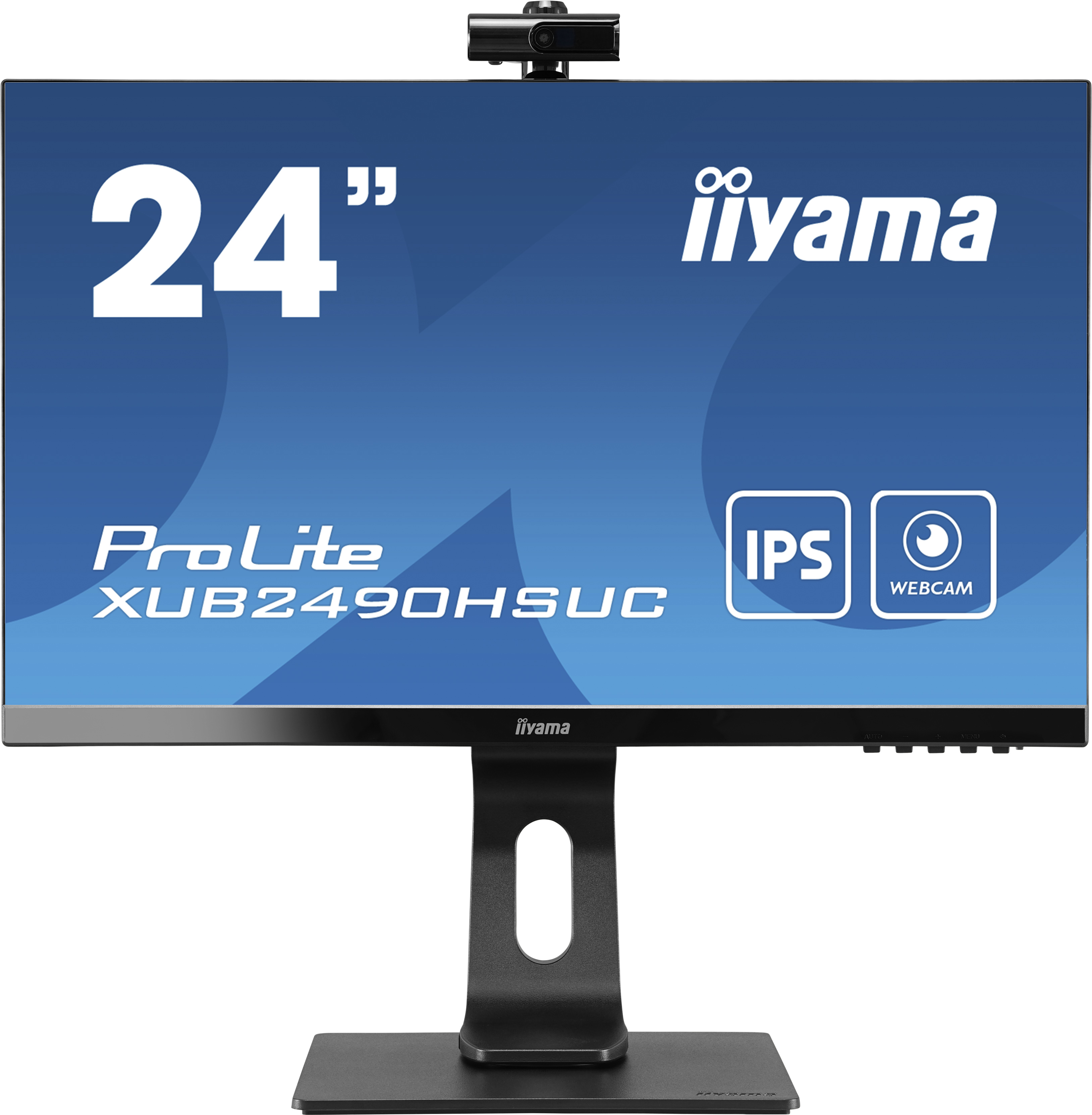 Iiyama ProLite XUB2490HSUC-B1 | 24" (60,4cm) | Monitor mit integrierter Full HD Kamera und Mikrofon