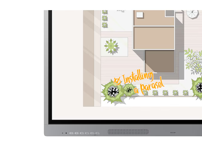 Samsung WE65FX | 65 Zoll | 4K UHD | 3840 x 2160 Pixel | Whiteboard Display