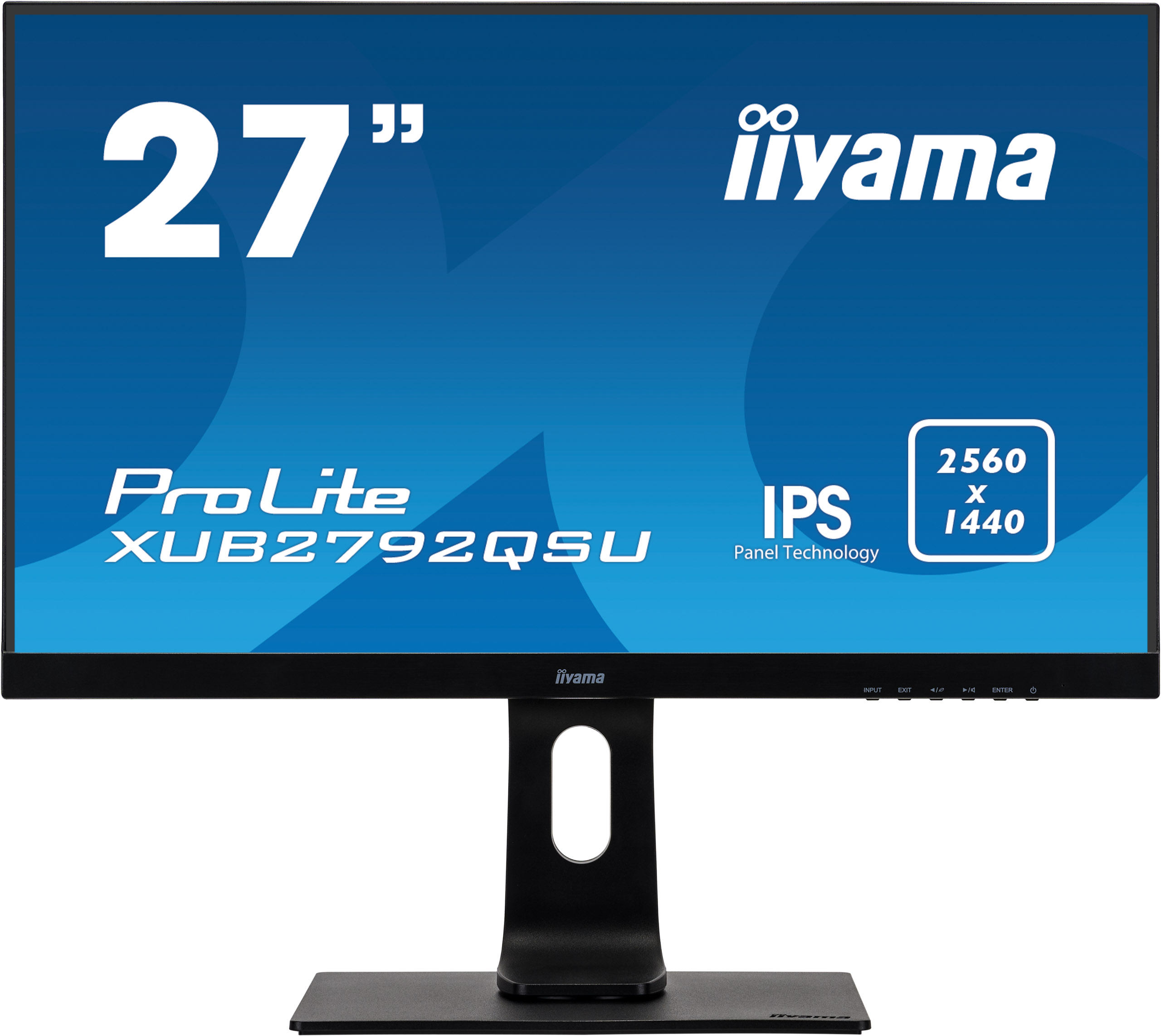 Iiyama ProLite XUB2792QSU-B1 | 27" (68,5cm) | IPS-Panel-Technologie, Edge-to-edge-Monitor mit WQHD-Auflösung