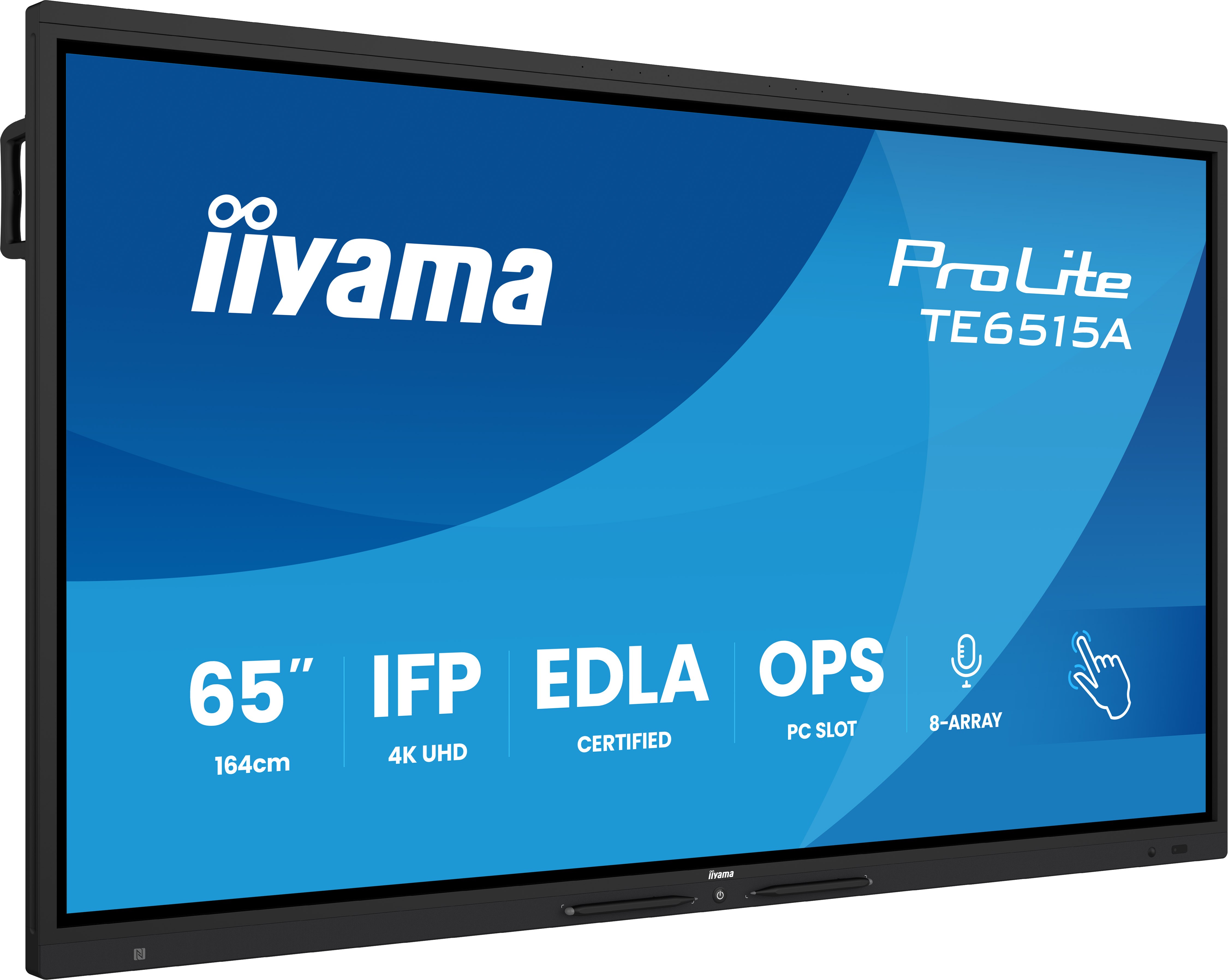 Iiyama ProLite TE6515A-B2AG 65" – Interaktives 4K Touch Display für moderne Meetings & Zusammenarbeit