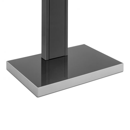 HAGOR Info-Tower Single L 1566 | 46"-84" | 800x600 | 100KG | Black+White | Standsystem