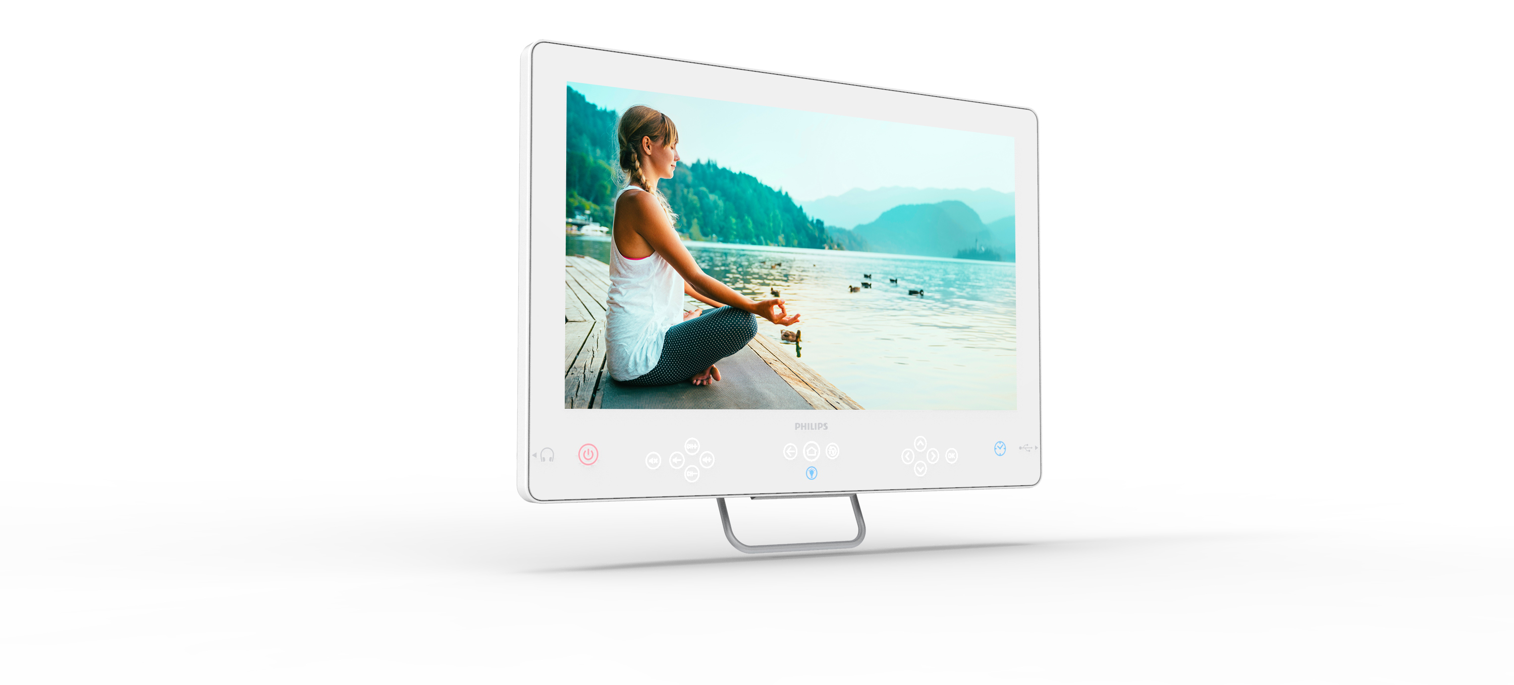 Philips 19 Zoll 19HFL5214W/12 Smart Hotel-TV HD Ready – Serie 5214 (Weiß)