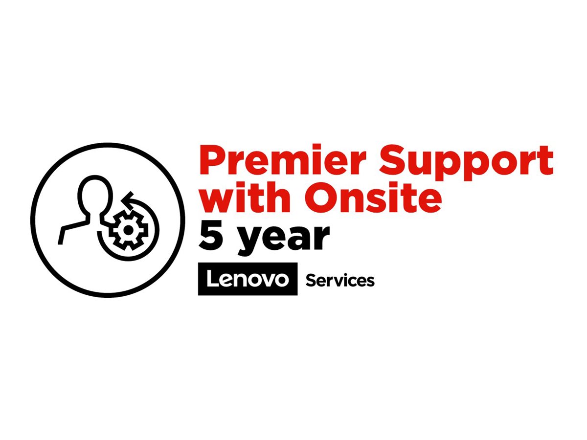 Lenovo Garantie 5 Jahre Premium Support Vor-Ort-Service 5WS0T36181 