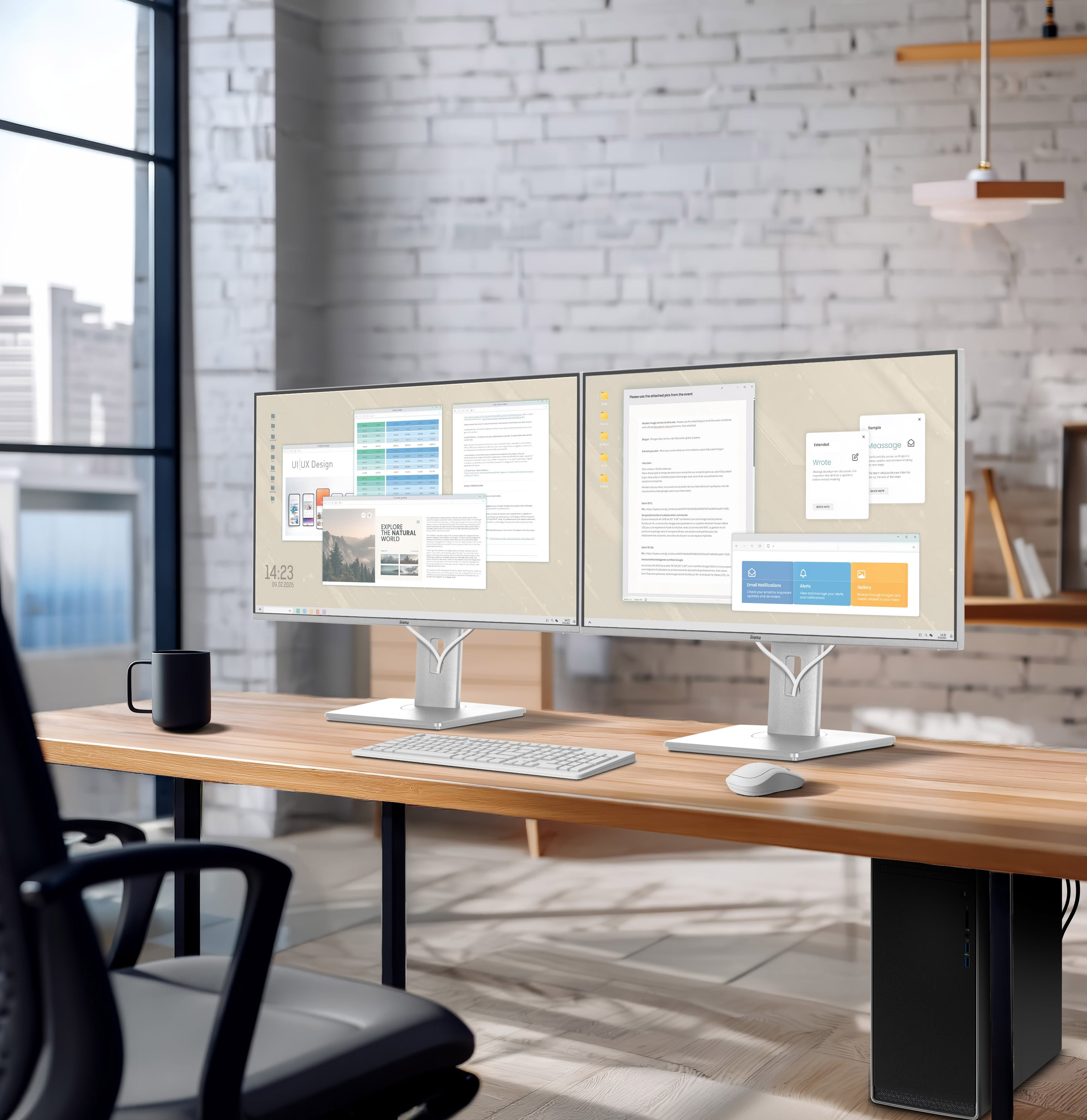 Iiyama ProLite XB2797QSU-W1 | 27" QHD IPS Monitor ergonomisch & USB-Hub