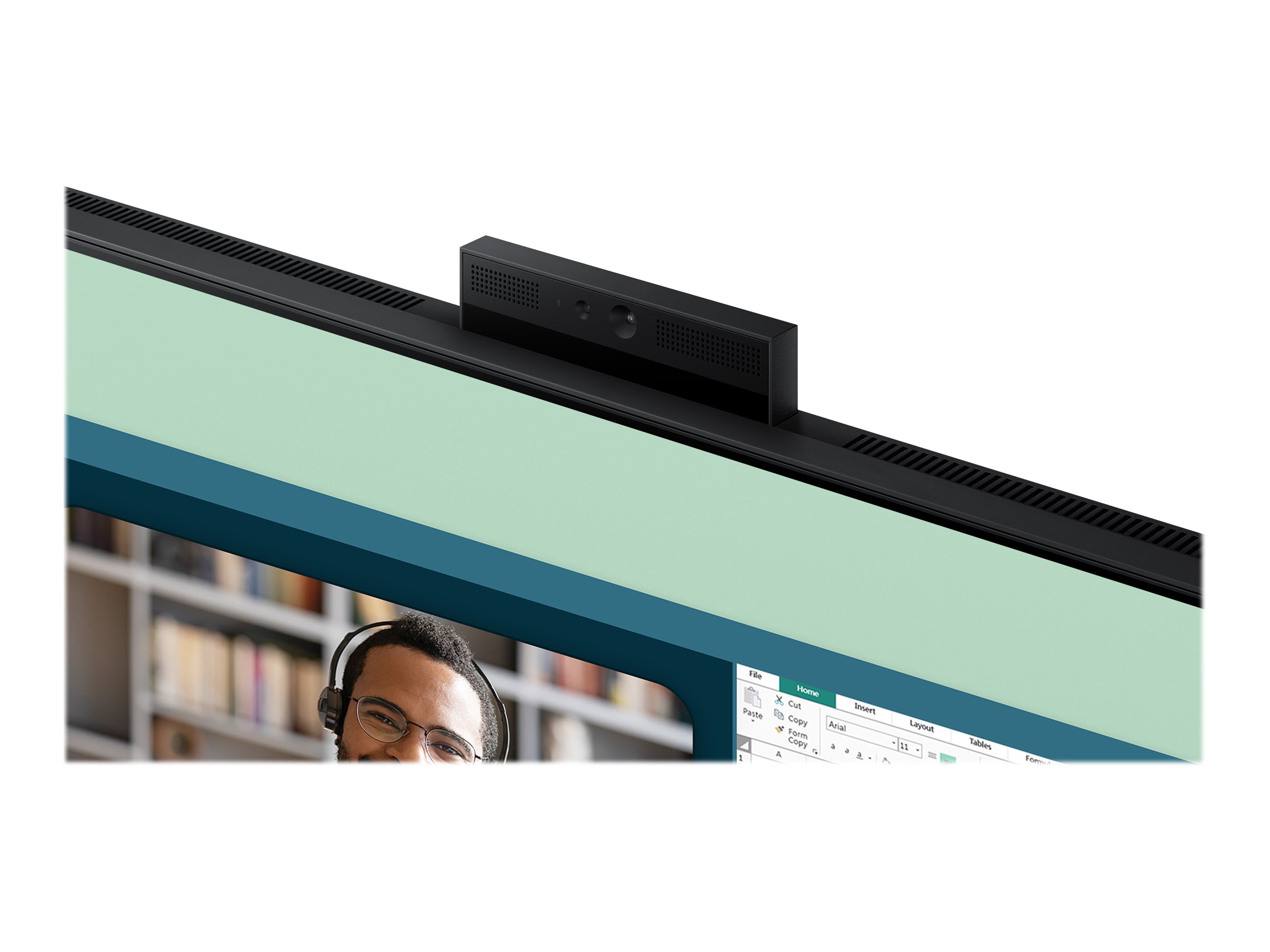 Samsung S24A400VEU | 24 Zoll (61 cm) | Business Monitor mit integrierter Webcam