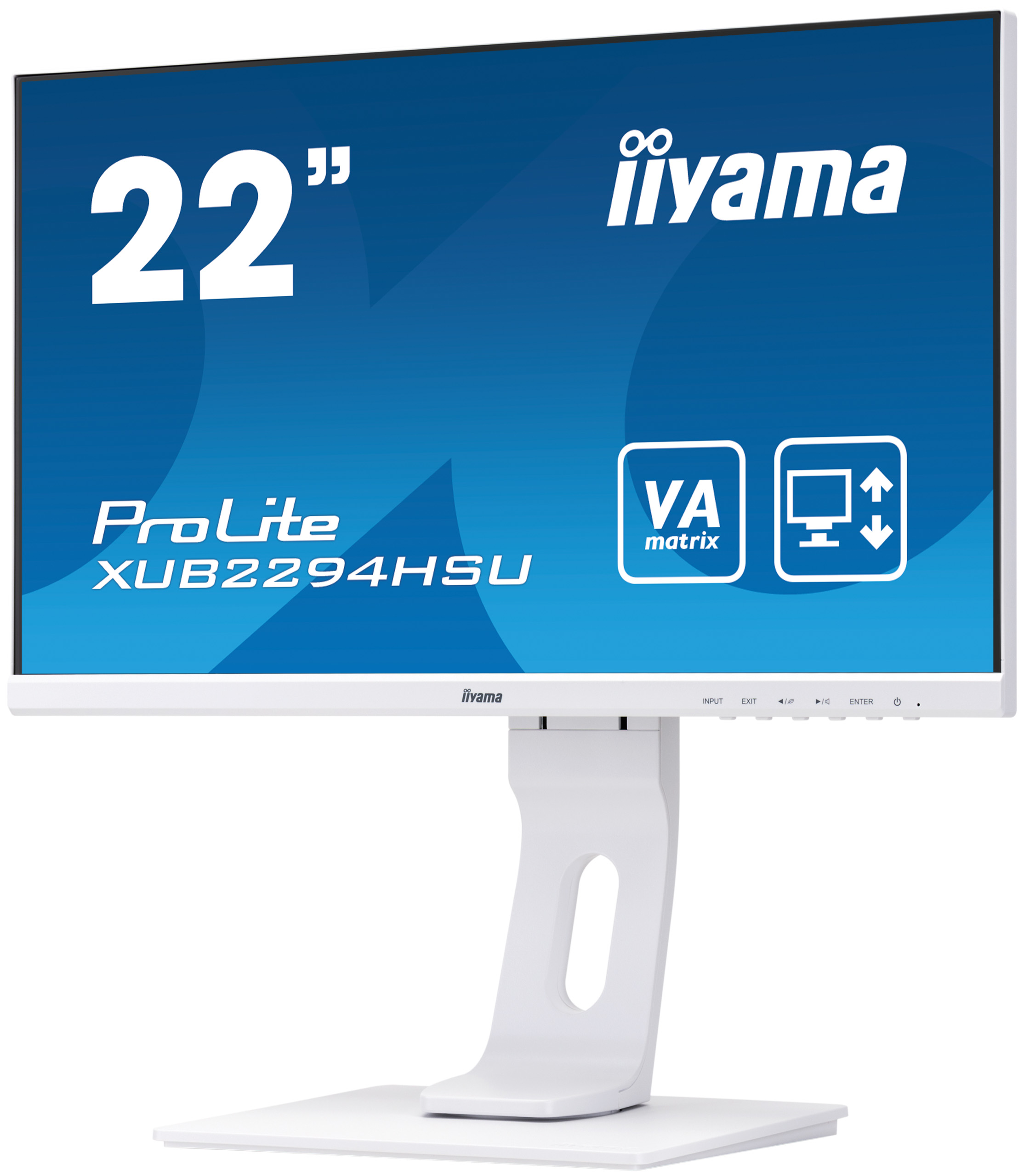 Iiyama ProLite XUB2294HSU-W1 | 22" (54,6cm) | Full HD Monitor mit VA-Panel