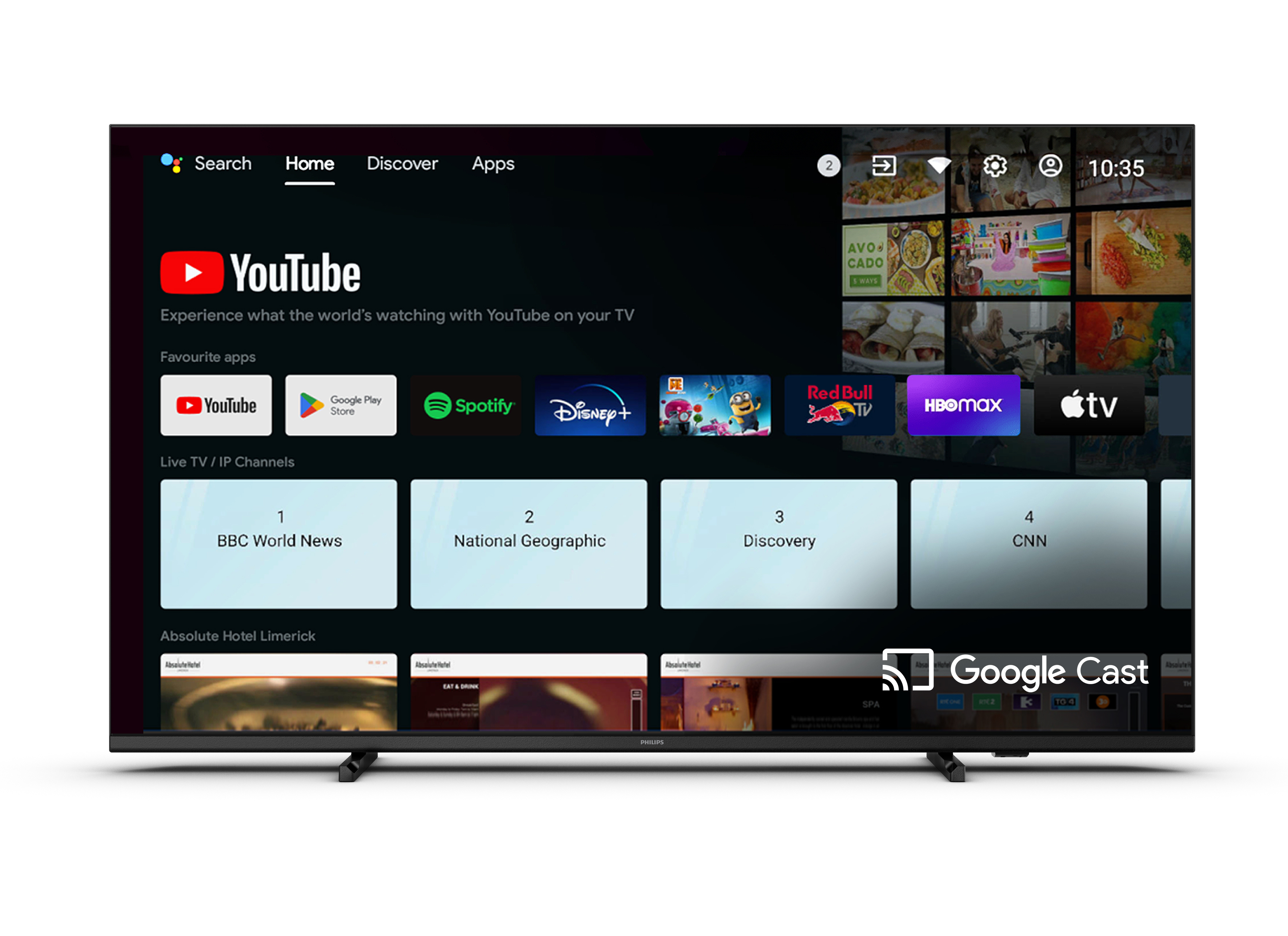 Philips 65 Zoll 65HFL4518U/12 Smart Hotel-TV 4K UHD – Serie 4518