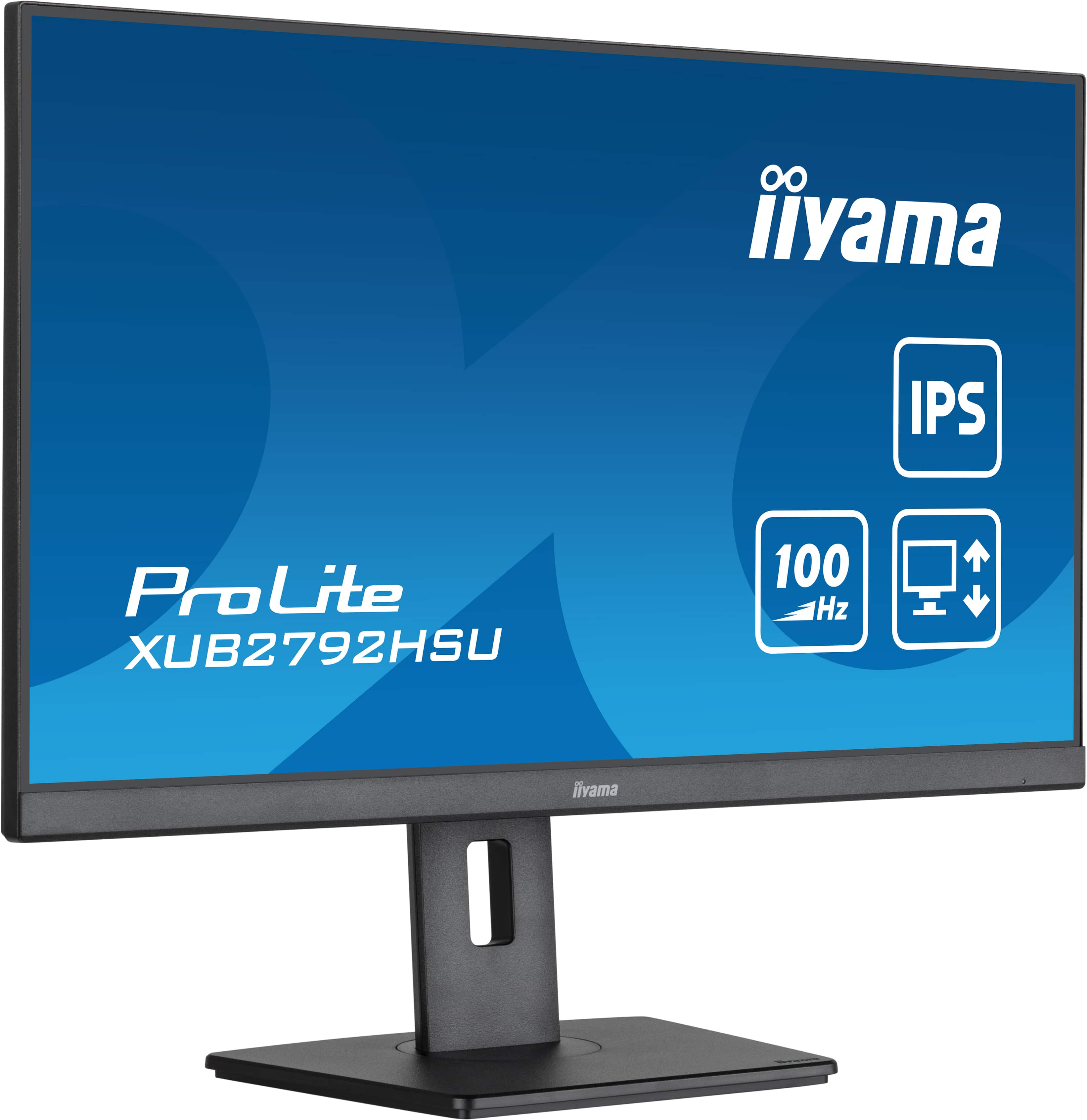 Iiyama ProLite XUB2792HSU-B6 | 27" + DS70-250BL1 Neomounts Monitor-Tischhalterung