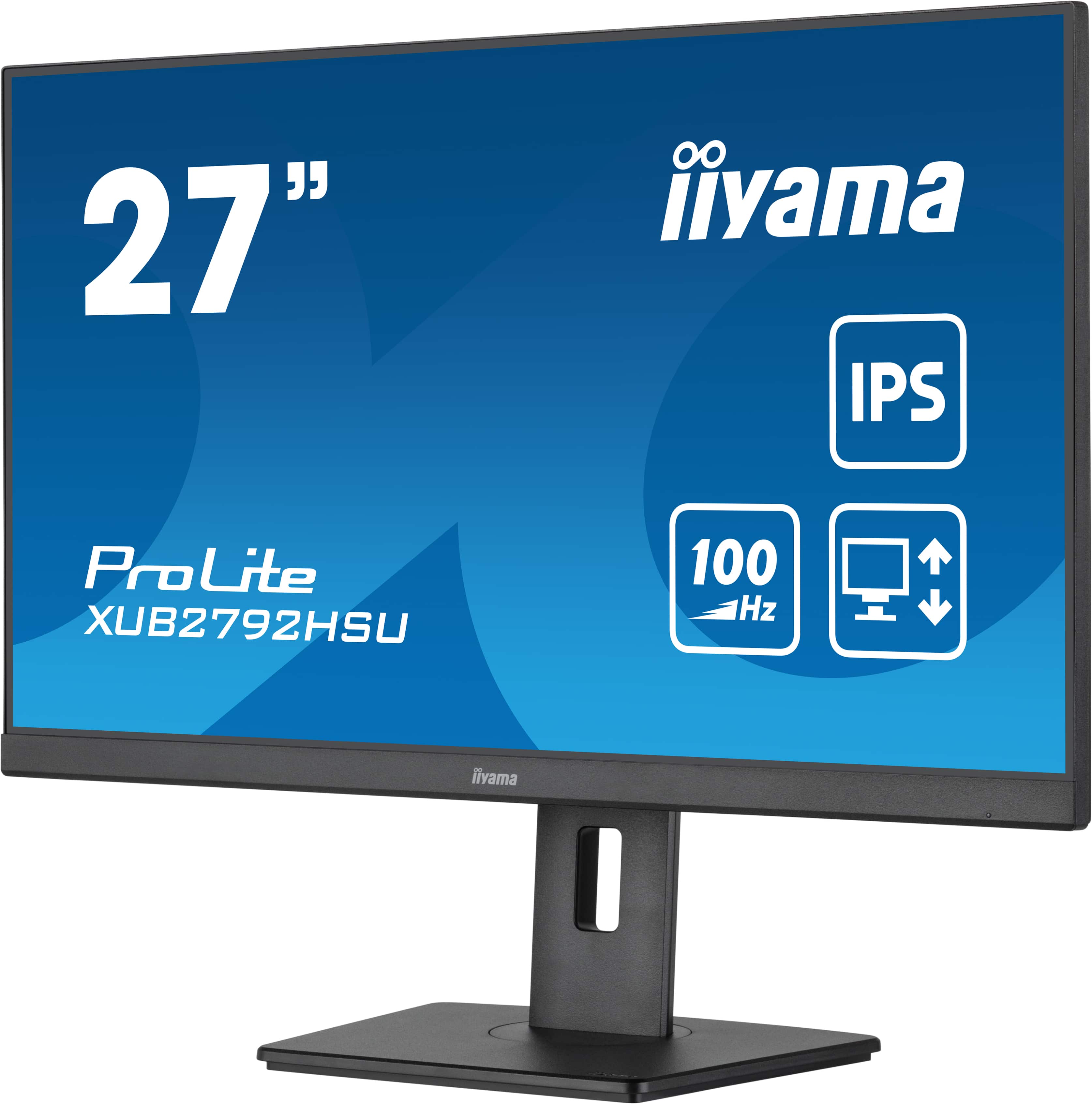 Iiyama ProLite XUB2792HSU-B6 | 27" + DS70-250BL1 Neomounts Monitor-Tischhalterung