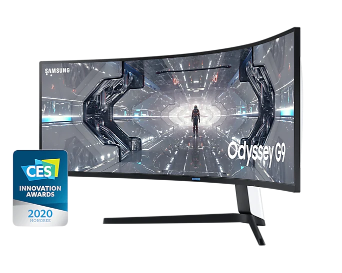 Samsung Odyssey Gaming Monitor | 49" (124cm) | Double QHD | 240Hz | HDR | QLED | G94TSSR