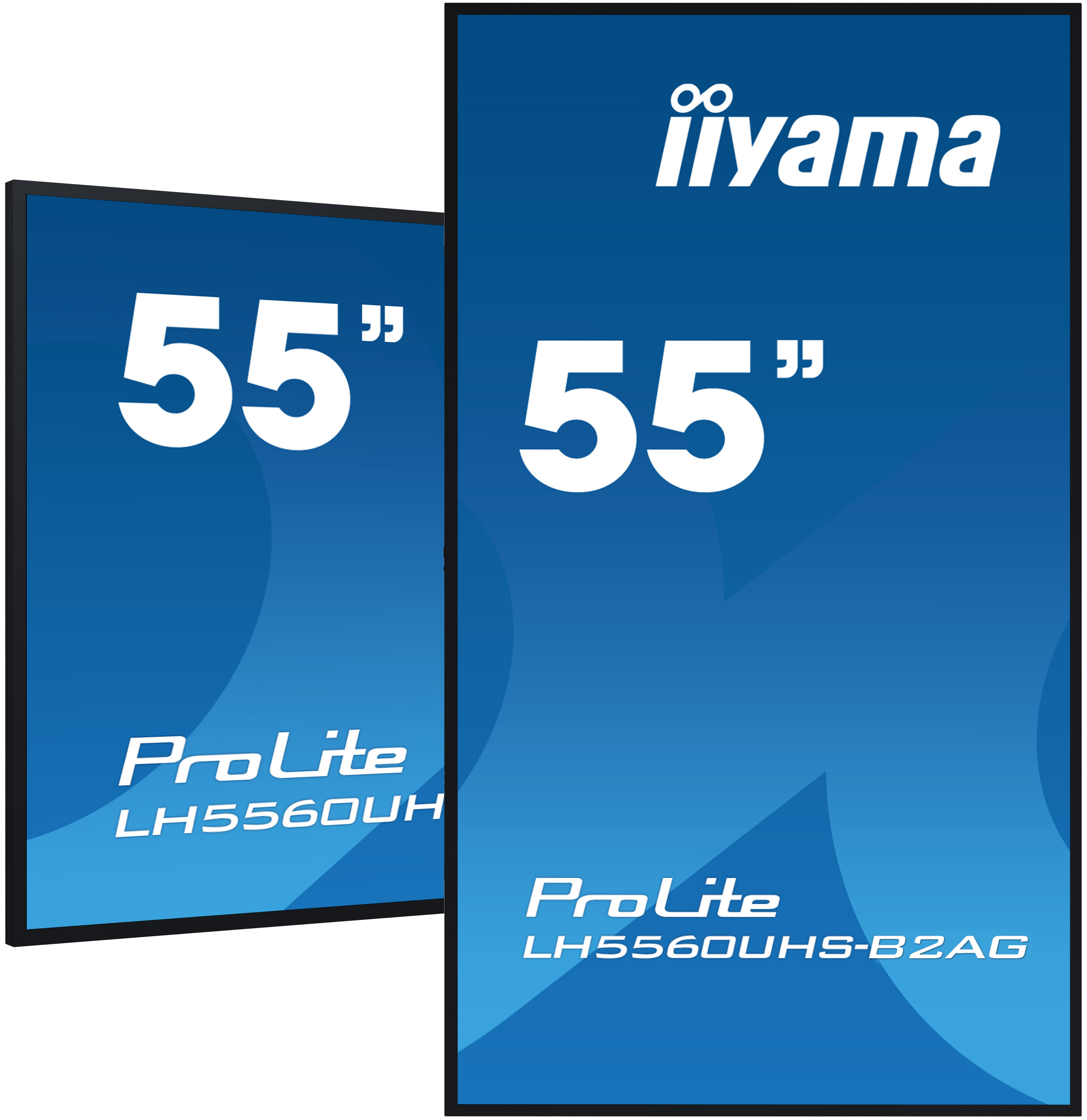 Iiyama ProLite LH5560UHS-B2AG | 55" SLIM 4K UHD Digital-Signage-Display mit Android 11, 24/7-Betrieb