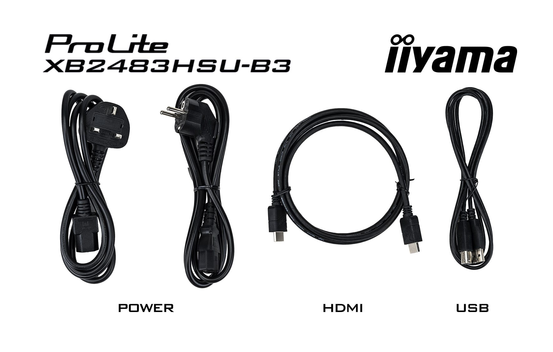 Iiyama ProLite XB2483HSU-B3 | 23,8" (60,5cm) | High-End 24"-Monitor