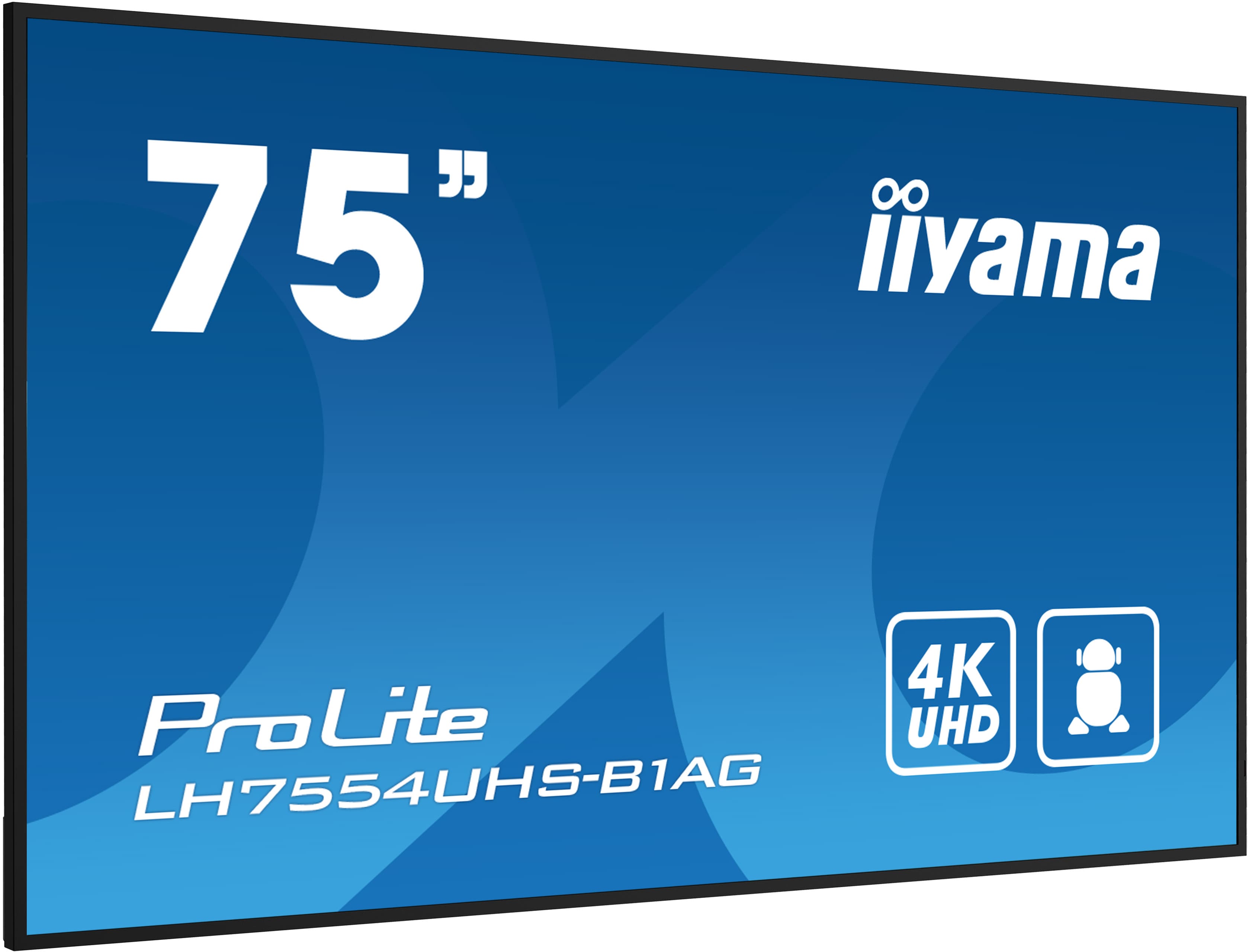 Iiyama ProLite LH7554UHS-B1AG | ᠎᠎74.5﻿" (189.3 cm) | 4K | 24/7