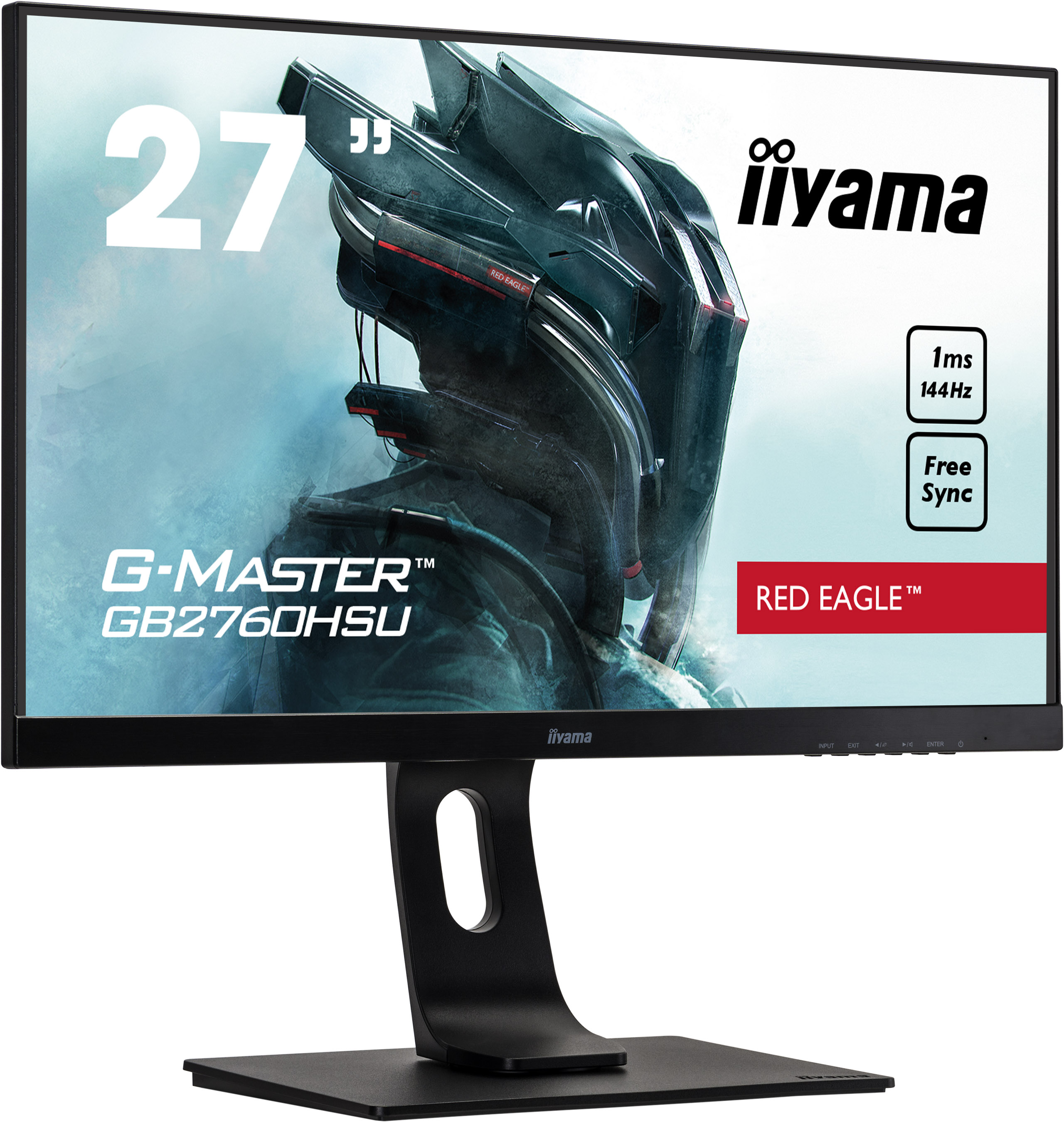 Iiyama G-MASTER GB2760HSU-B1 RED EAGLE | 27" | 144Hz | Gaming Monitor