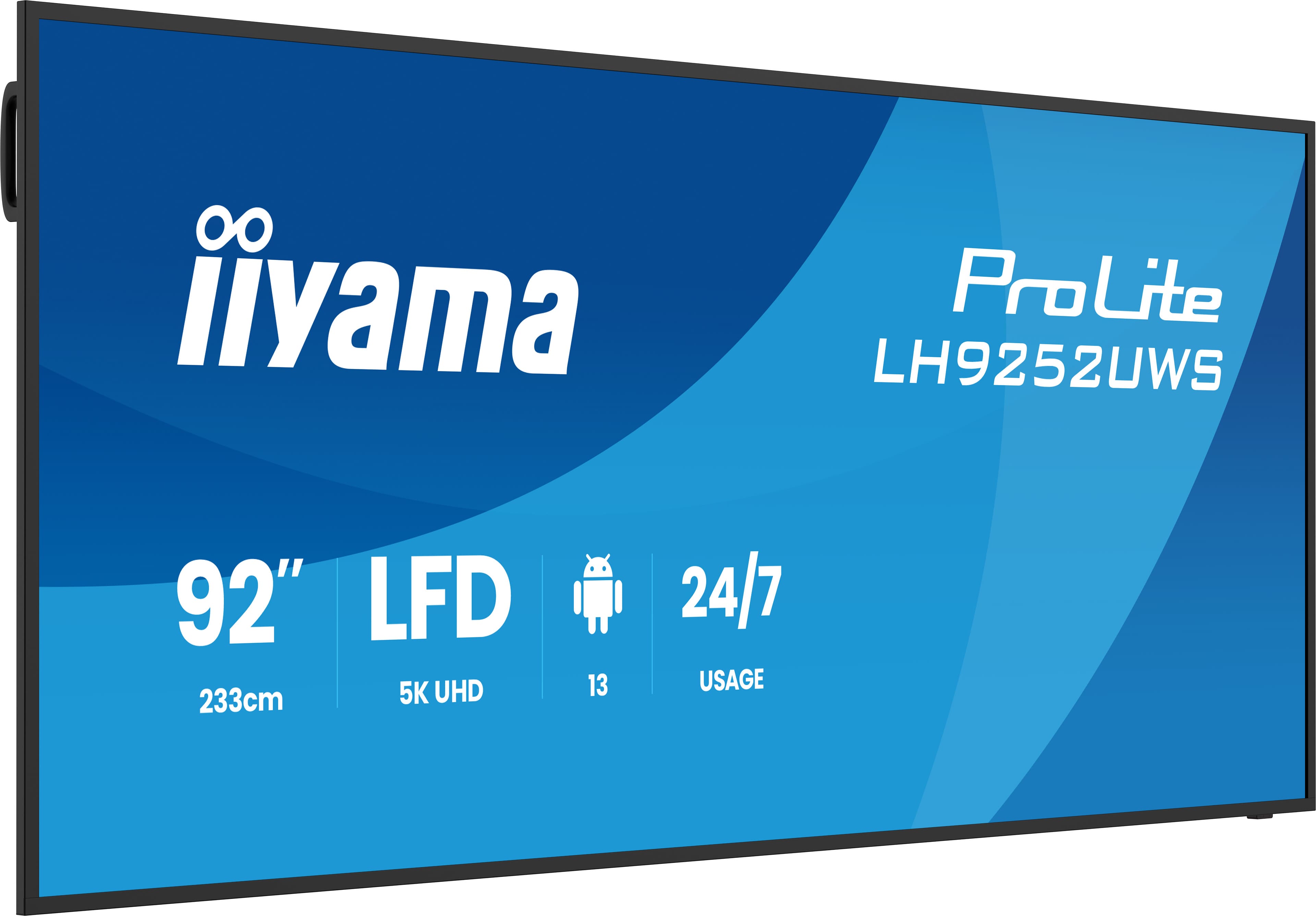 Iiyama ProLite LH9252UWS-B1AG | 92" | 5K | Indoor Display