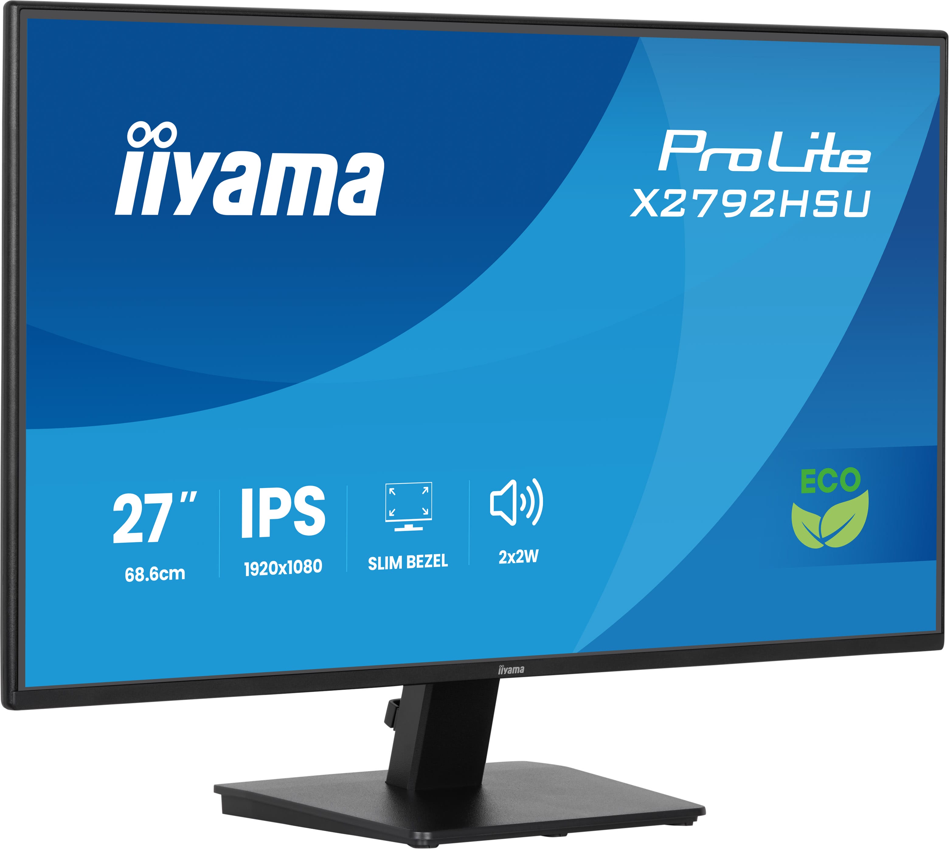 Iiyama ProLite X2792HSU-B1 | 27" IPS Full-HD Monitor für Büro & Home Office